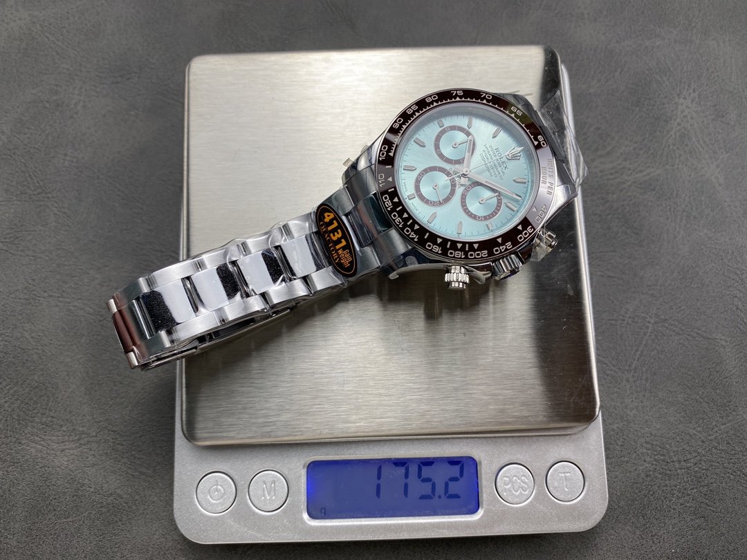 NO:157337,QF counterweight 4131 Rolex weight 175g new Ditto bottom Ditto 4131 movement 904 steel, Rolex19860909QF 配重4131 劳力士 重量175g 新款迪透底 迪通拿4131机芯904钢,,rolex,Watch