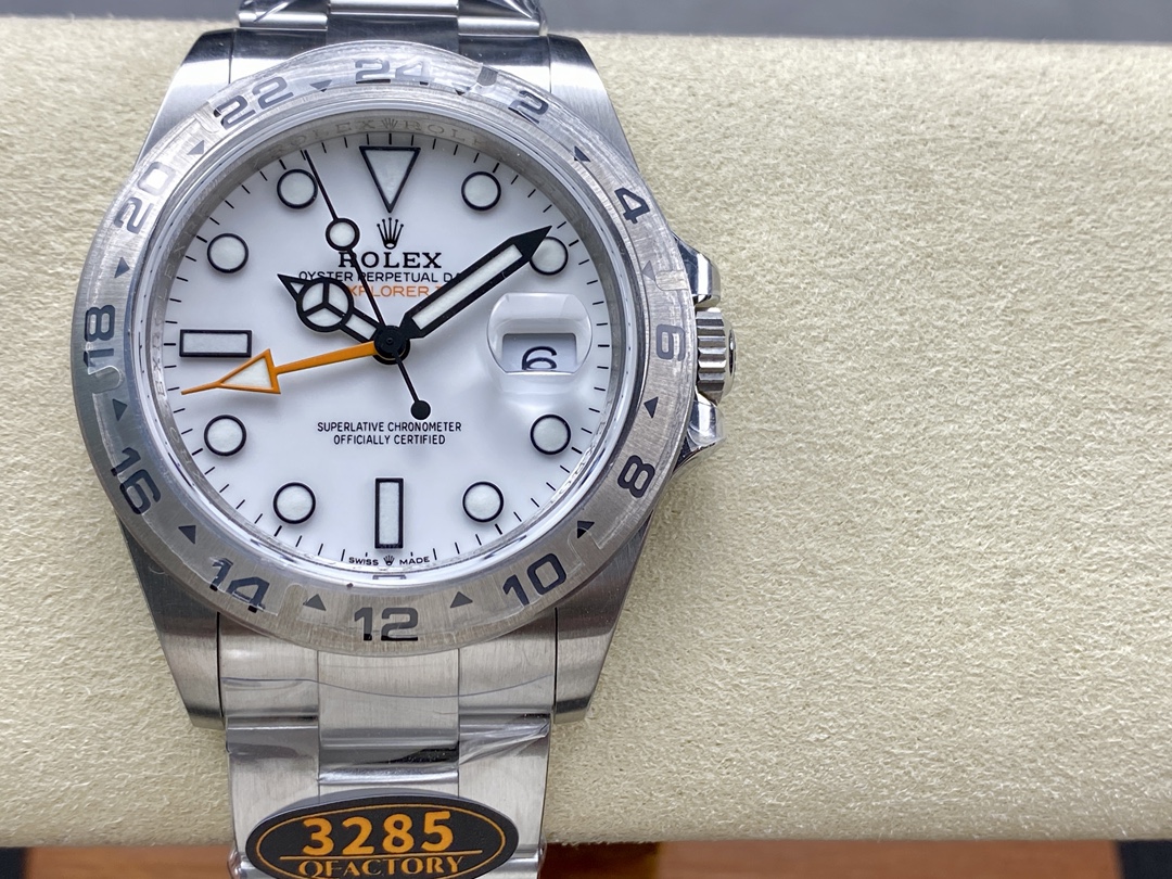 NO:157351,QF Rolex GMT Explorer 2 Explorer 2 Movement 72 hours 904L stainless steel 42mm, Rolex19860909QF 劳力士 GMT探二 探险家二版 机芯72小时 904L精钢 42mm,,rolex,Watch