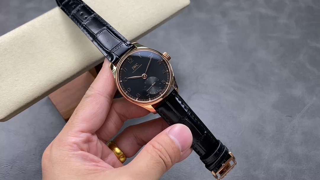 super clone IWC Italian calfskin watch strap