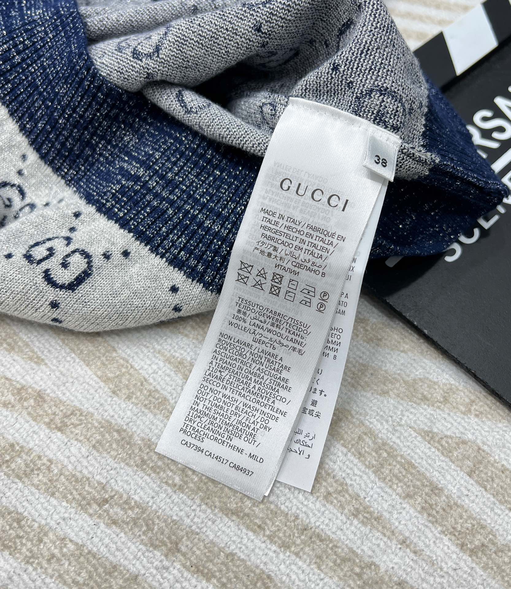 🆕 Gucci 金丝双G圆领针织短袖，德国一体挂机工艺、独家采用进口意大利金丝，柔软亲肤。给你奢侈品真正