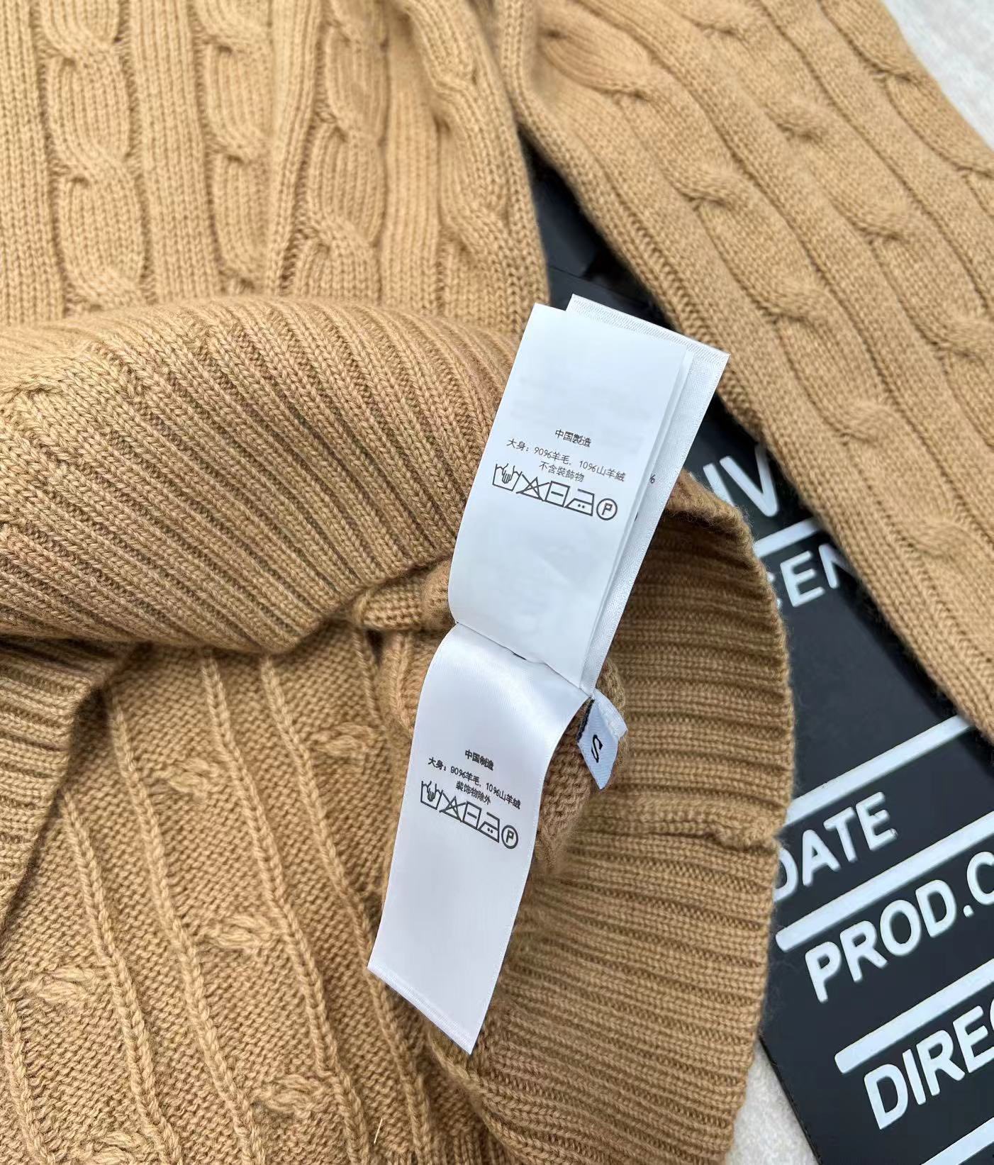 🆕Ralph Lauren拉夫劳伦24Ss最新款羊毛羊绒绞花圆领毛衣，最经典的绞花圆领毛衣，这个系列每年