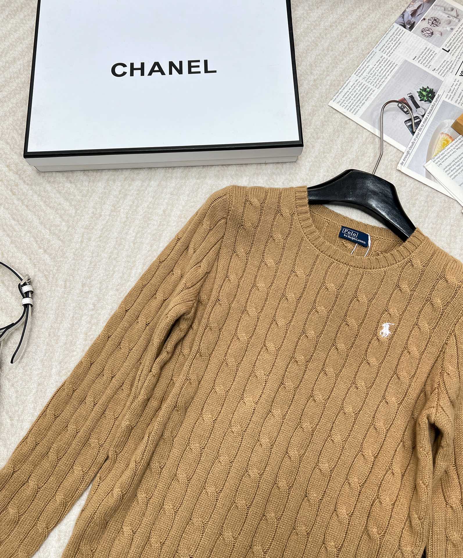 🆕Ralph Lauren拉夫劳伦24Ss最新款羊毛羊绒绞花圆领毛衣，最经典的绞花圆领毛衣，这个系列每年