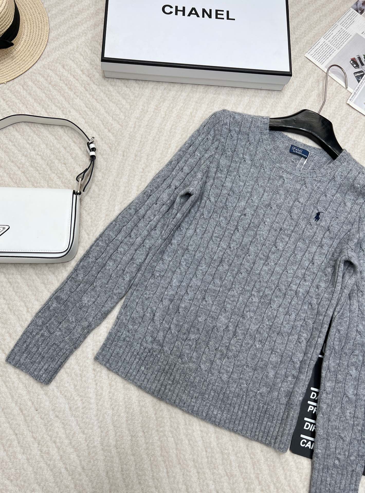 🆕Ralph Lauren拉夫劳伦24Ss最新款羊毛羊绒绞花圆领毛衣，最经典的绞花圆领毛衣，这个系列每年