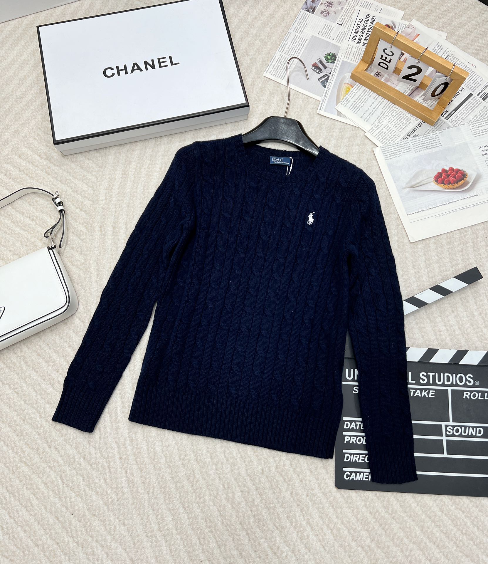 🆕Ralph Lauren拉夫劳伦24Ss最新款羊毛羊绒绞花圆领毛衣，最经典的绞花圆领毛衣，这个系列每年