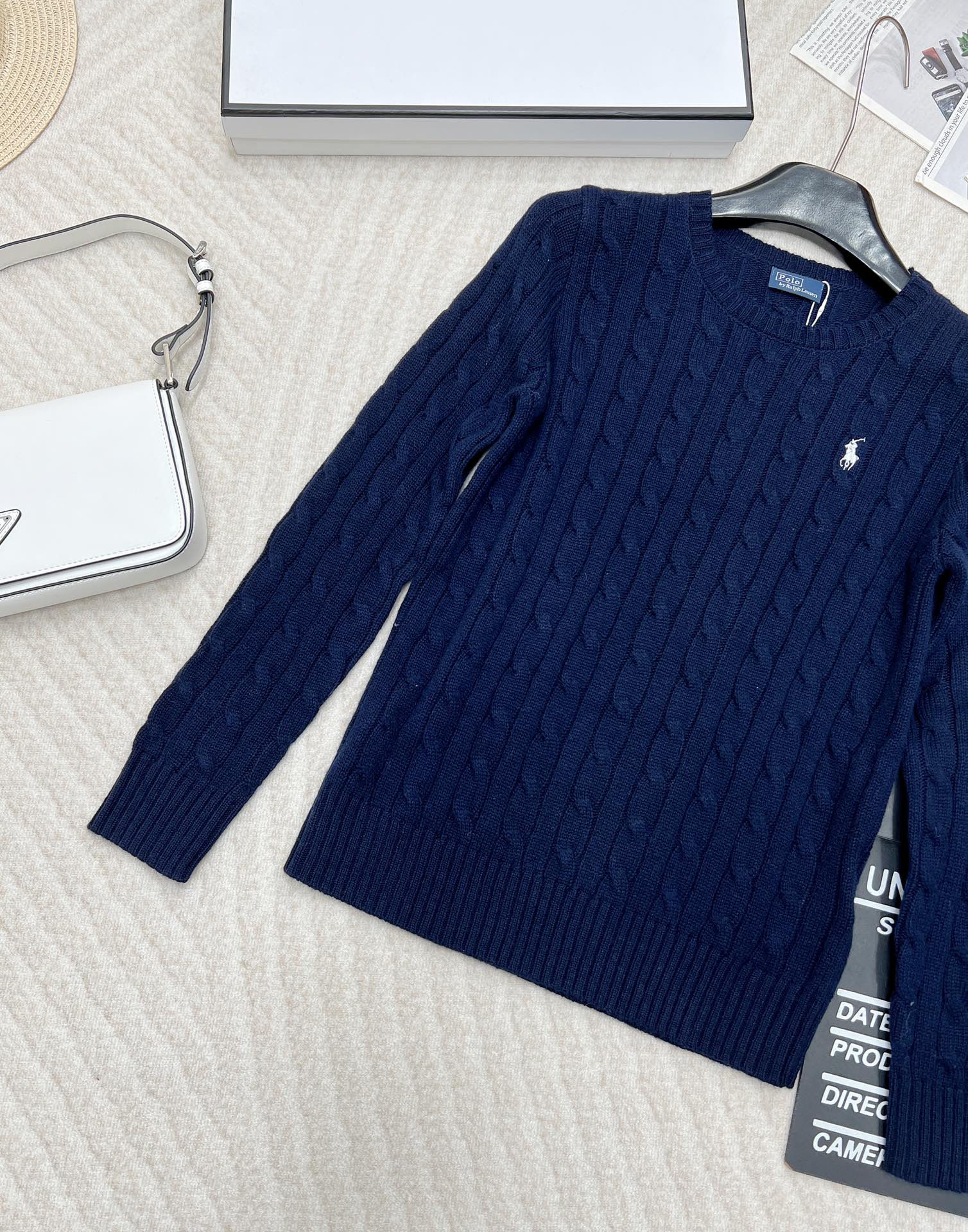 🆕Ralph Lauren拉夫劳伦24Ss最新款羊毛羊绒绞花圆领毛衣，最经典的绞花圆领毛衣，这个系列每年