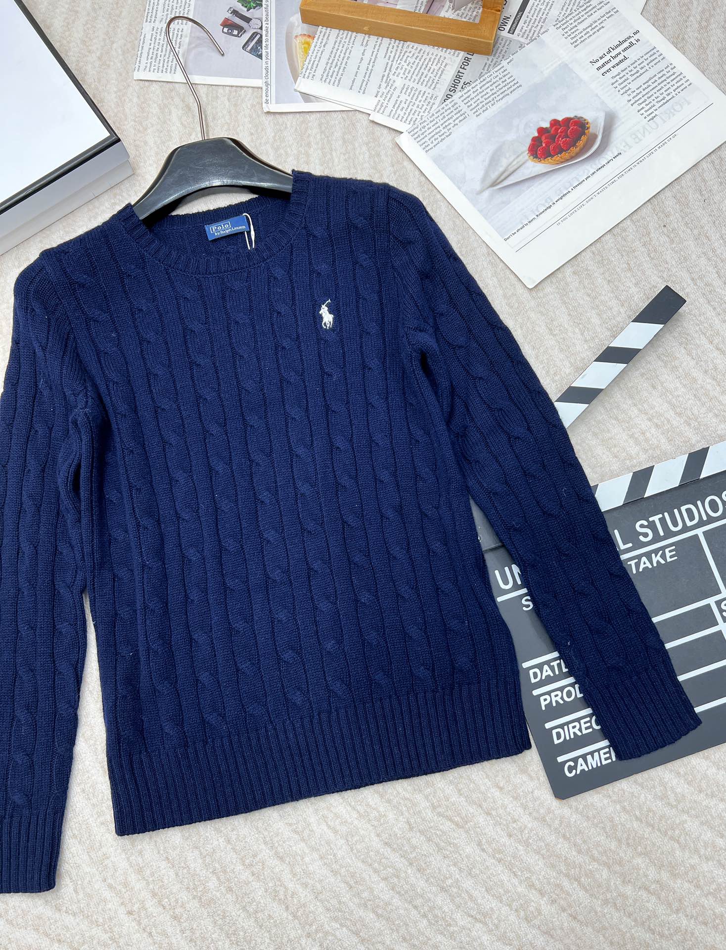 🆕Ralph Lauren拉夫劳伦24Ss最新款羊毛羊绒绞花圆领毛衣，最经典的绞花圆领毛衣，这个系列每年