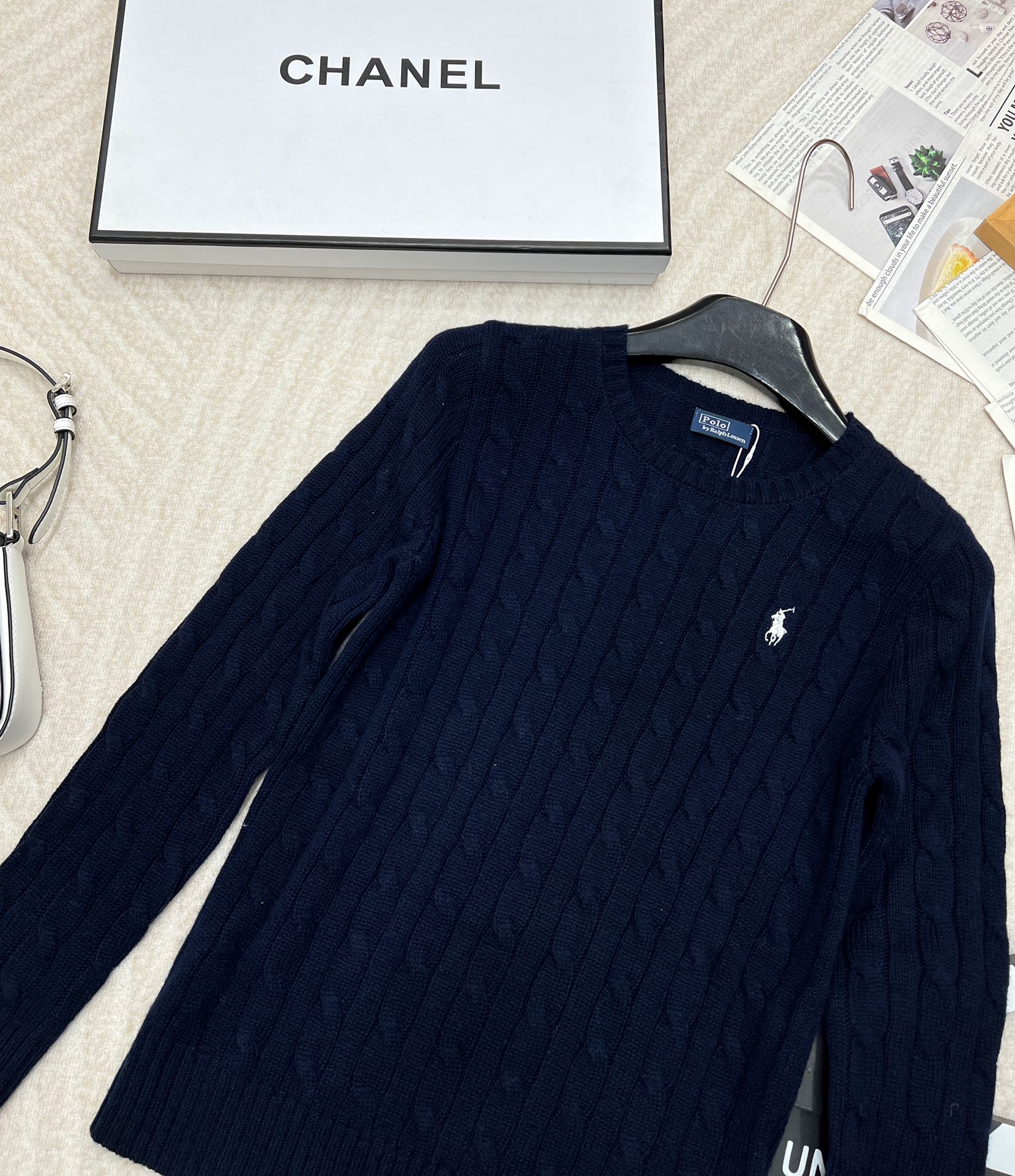 🆕Ralph Lauren拉夫劳伦24Ss最新款羊毛羊绒绞花圆领毛衣，最经典的绞花圆领毛衣，这个系列每年