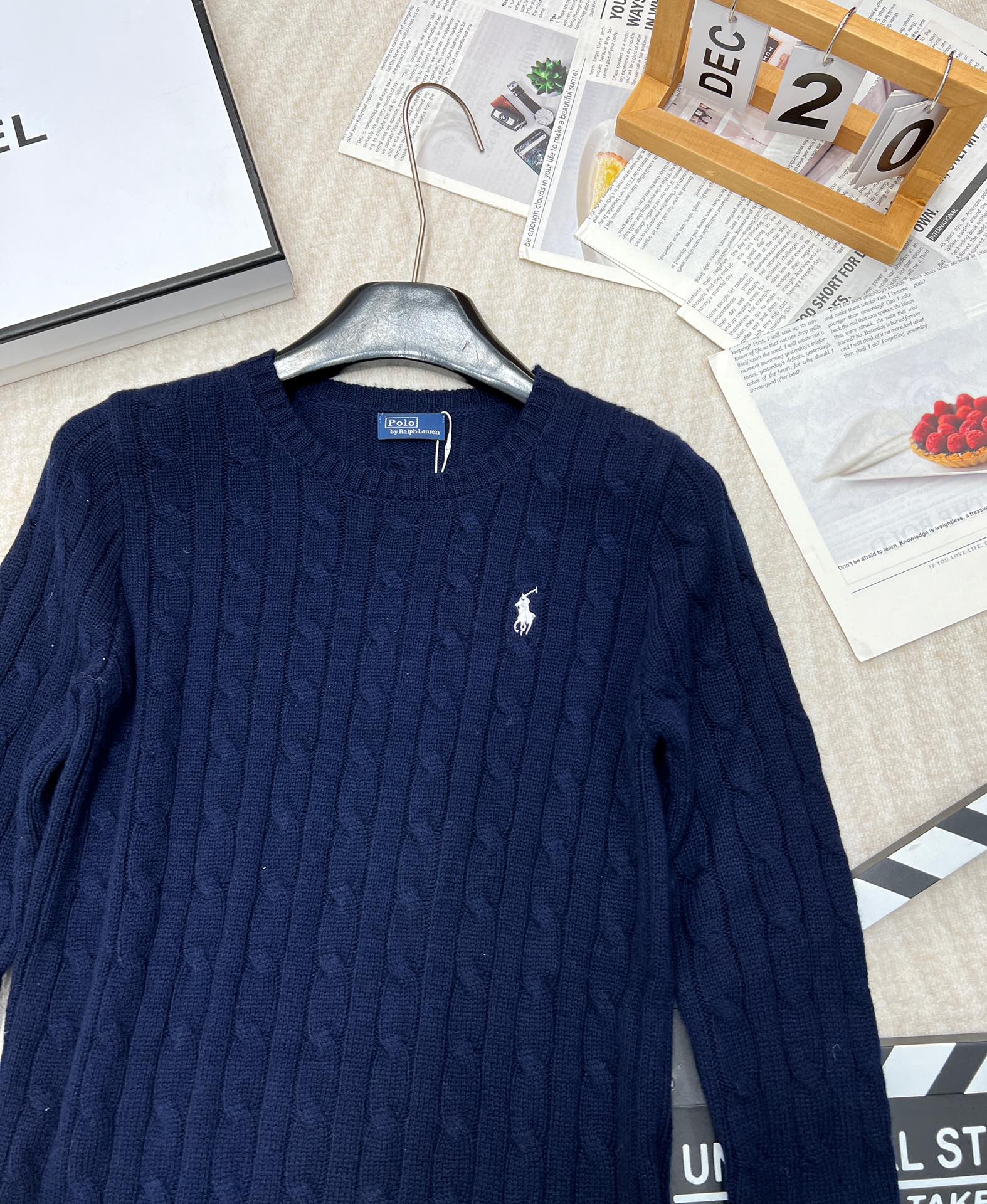 🆕Ralph Lauren拉夫劳伦24Ss最新款羊毛羊绒绞花圆领毛衣，最经典的绞花圆领毛衣，这个系列每年