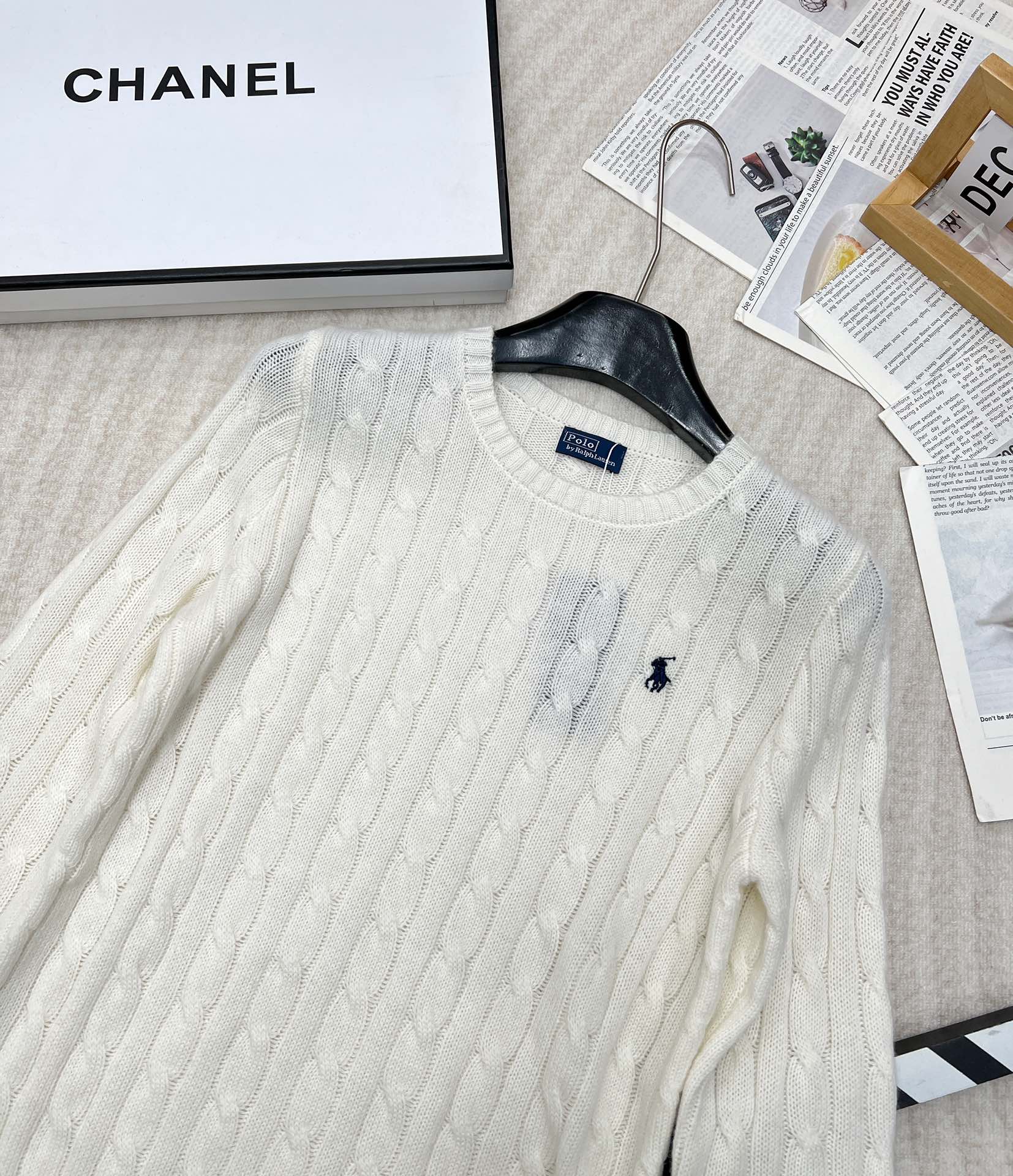 🆕Ralph Lauren拉夫劳伦24Ss最新款羊毛羊绒绞花圆领毛衣，最经典的绞花圆领毛衣，这个系列每年