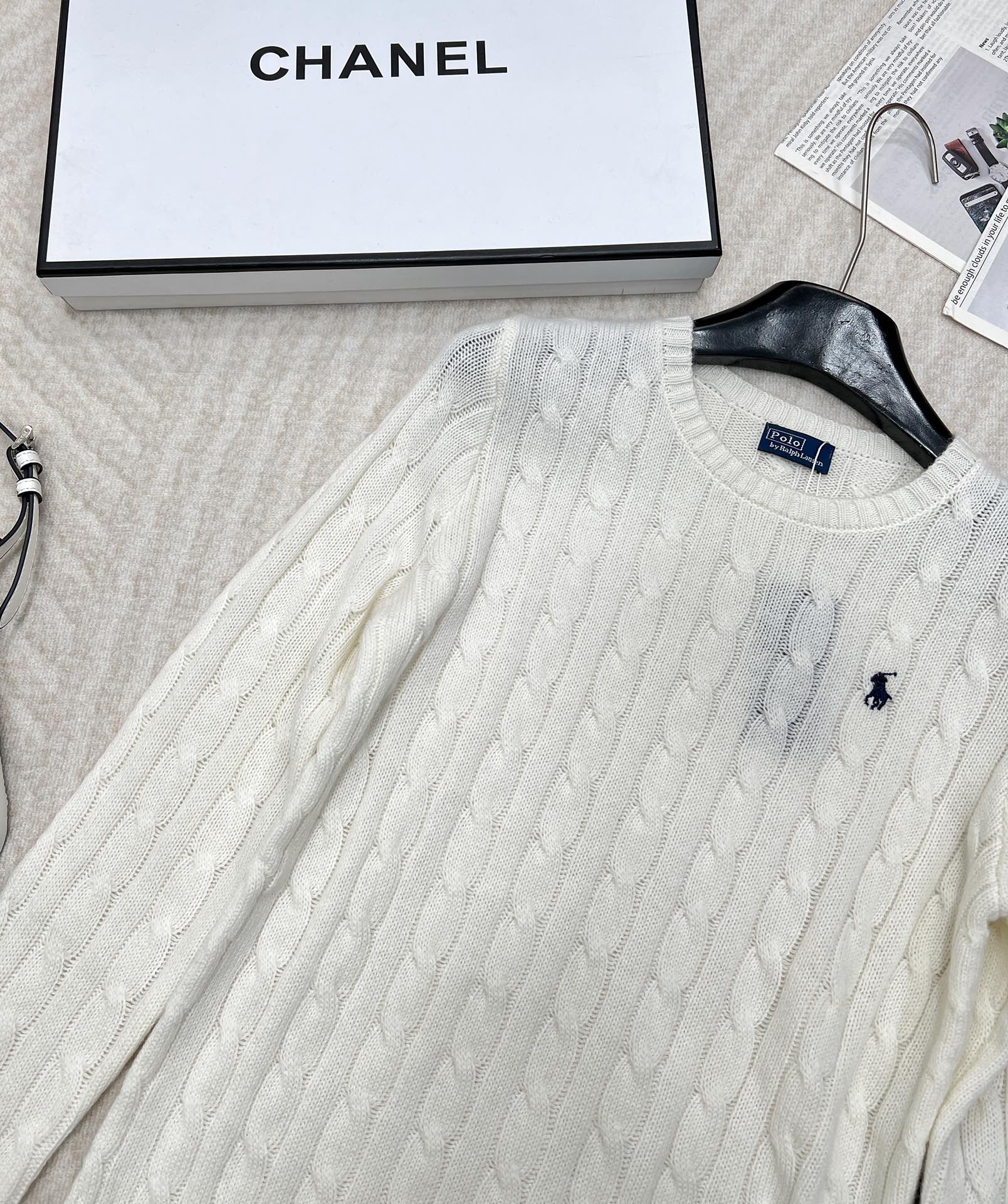 🆕Ralph Lauren拉夫劳伦24Ss最新款羊毛羊绒绞花圆领毛衣，最经典的绞花圆领毛衣，这个系列每年