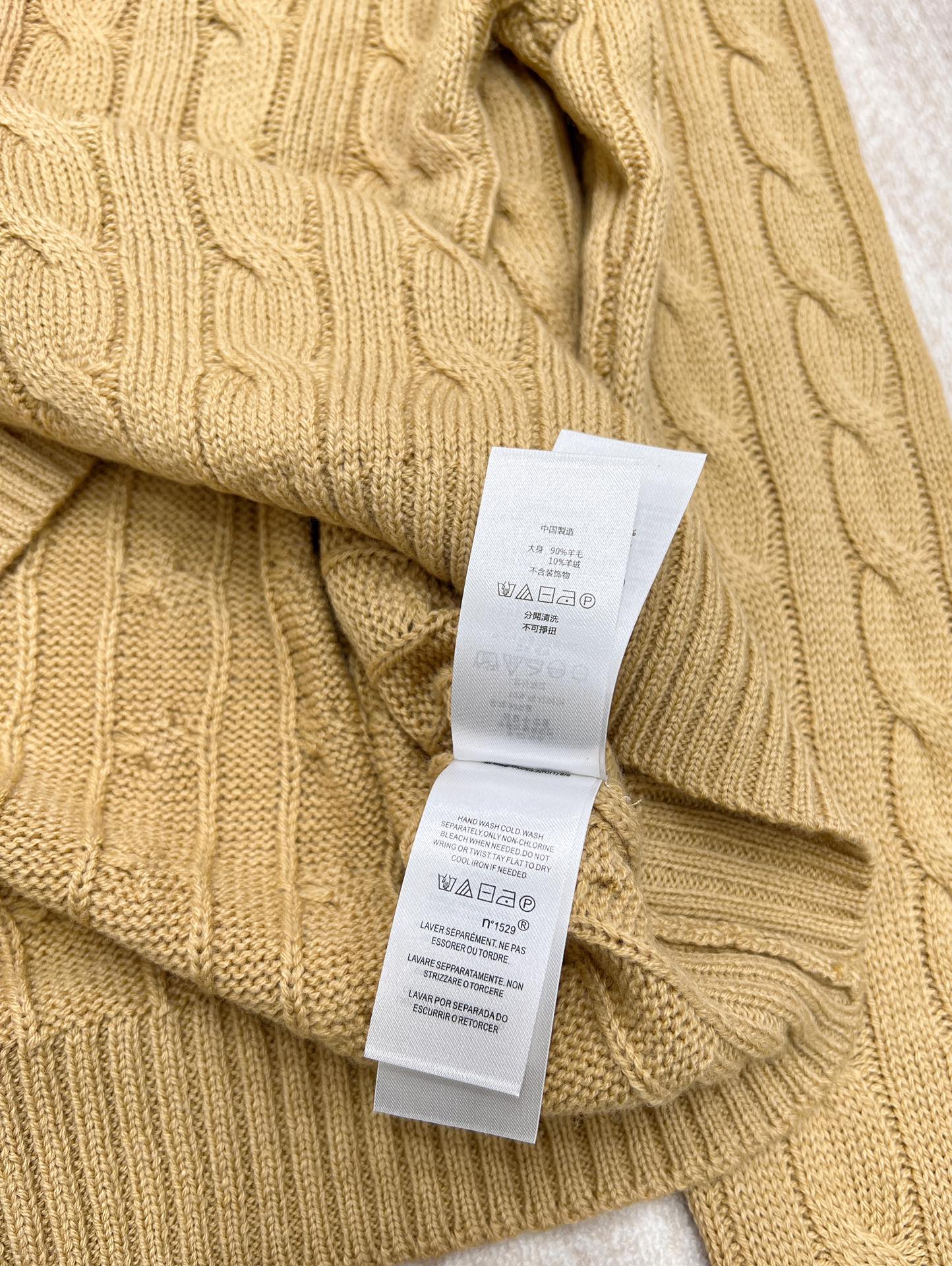 🆕Ralph Lauren 拉夫劳伦针织衫羊毛半拉链男女同款，原版是男神款来的但是做了五个尺寸，男女同款