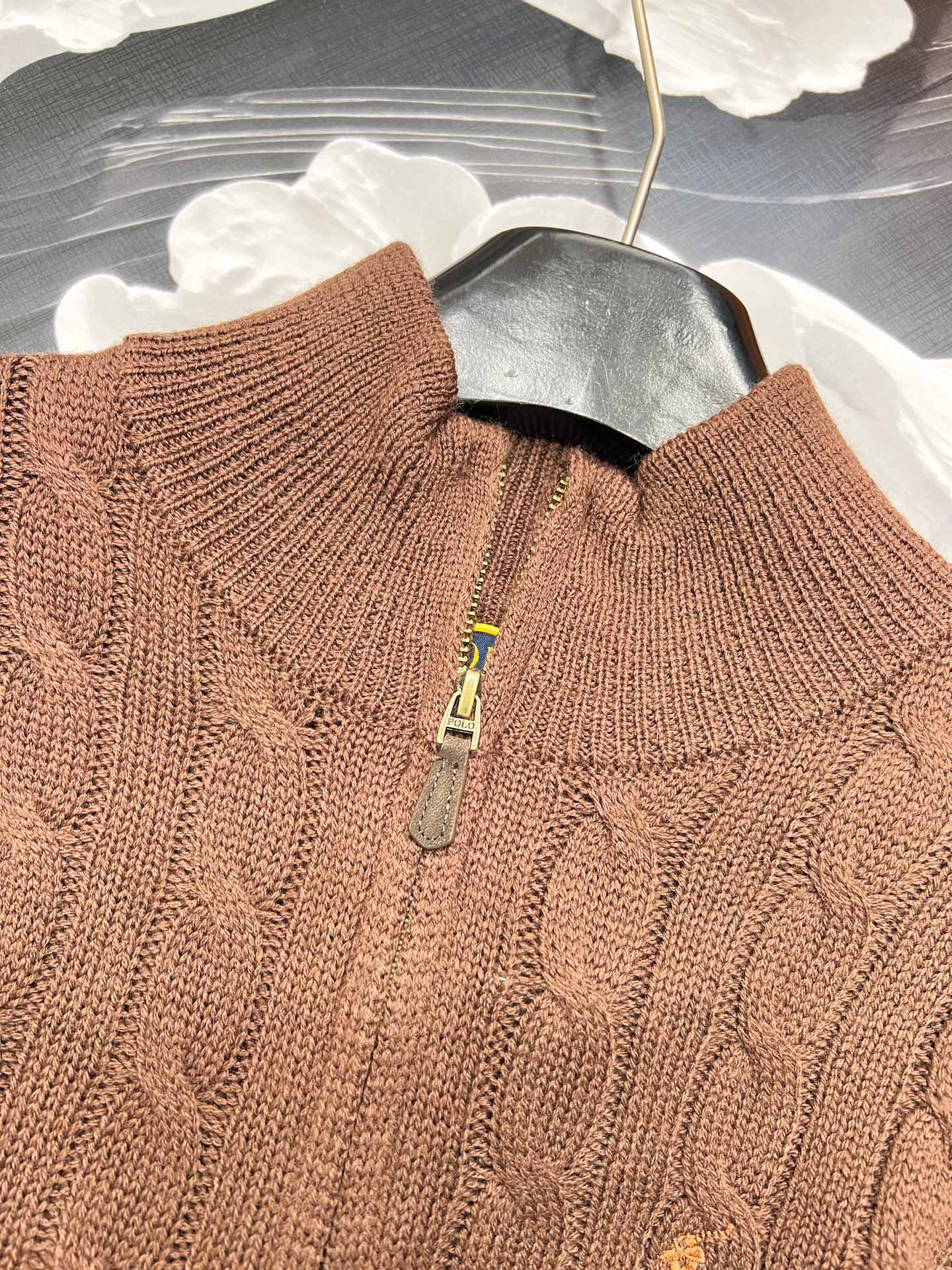 🆕Ralph Lauren 拉夫劳伦针织衫羊毛半拉链男女同款，原版是男神款来的但是做了五个尺寸，男女同款