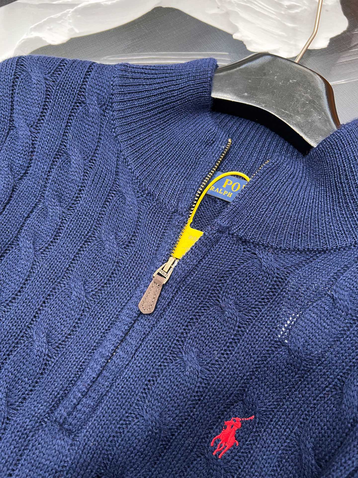 🆕Ralph Lauren 拉夫劳伦针织衫羊毛半拉链男女同款，原版是男神款来的但是做了五个尺寸，男女同款