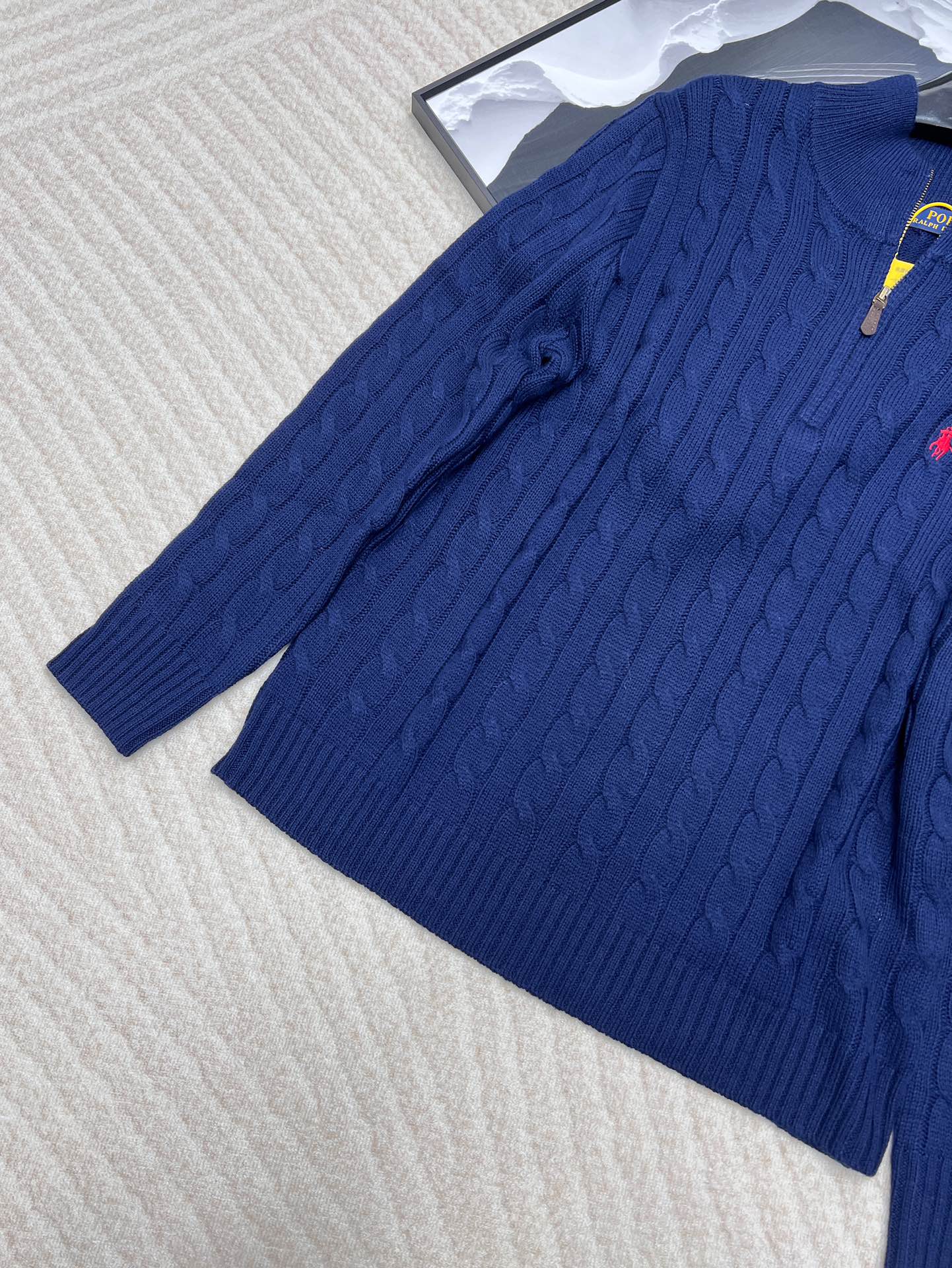 🆕Ralph Lauren 拉夫劳伦针织衫羊毛半拉链男女同款，原版是男神款来的但是做了五个尺寸，男女同款