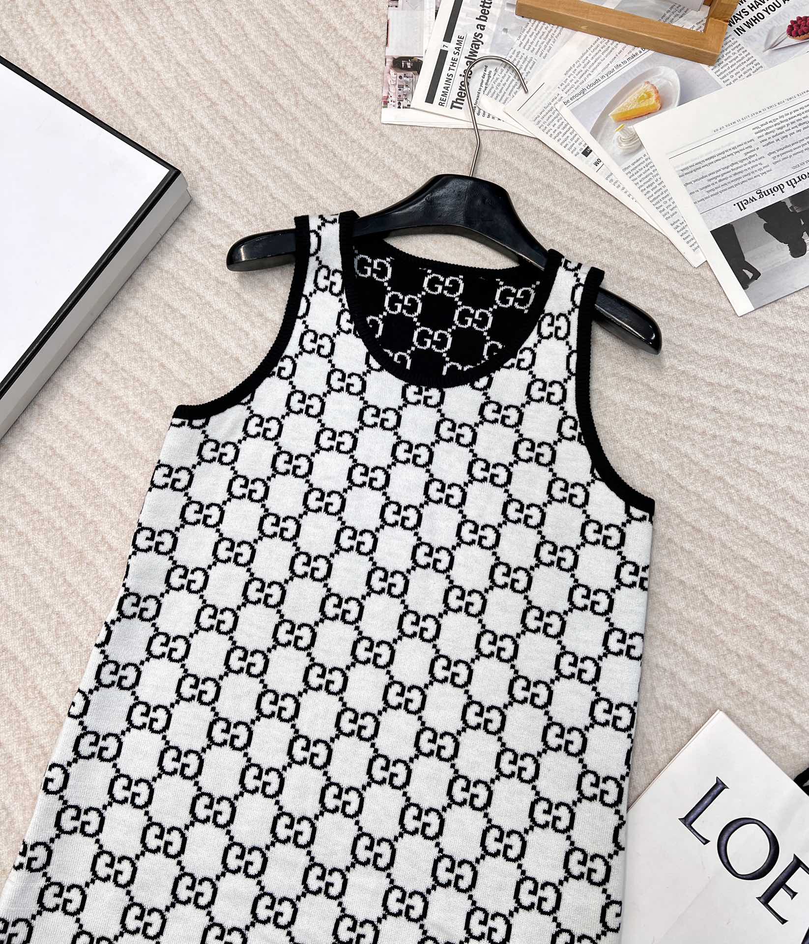 🆕Gucci 25FW🖤早春新款双面穿无袖吊带连衣裙..✂️✂️这件实名点赞 万分推荐！因为真的太太太好