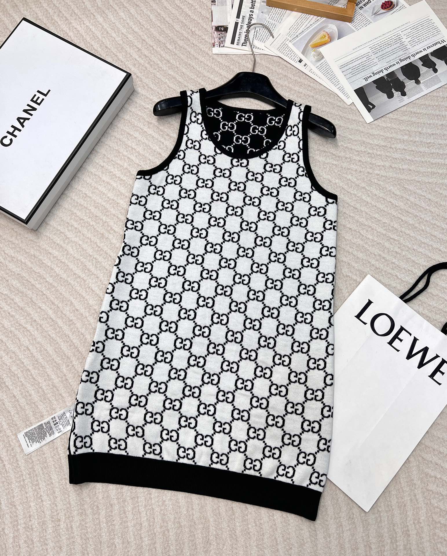 🆕Gucci 25FW🖤早春新款双面穿无袖吊带连衣裙..✂️✂️这件实名点赞 万分推荐！因为真的太太太好