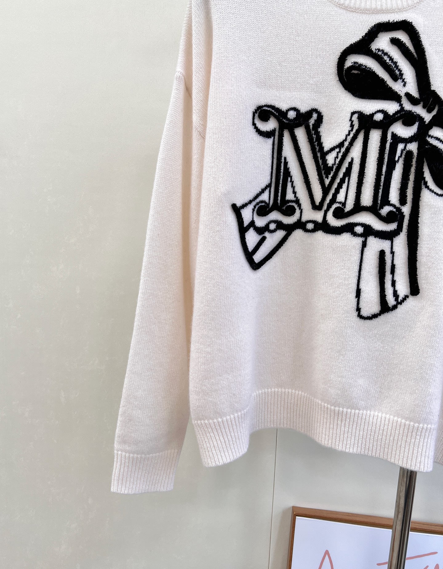 🆕MaxMara25Fw秋冬新款羊绒混纺提花针织毛衣丨⚠独家yb开发！高版出品！采用绵羊毛与羊绒黄金比例