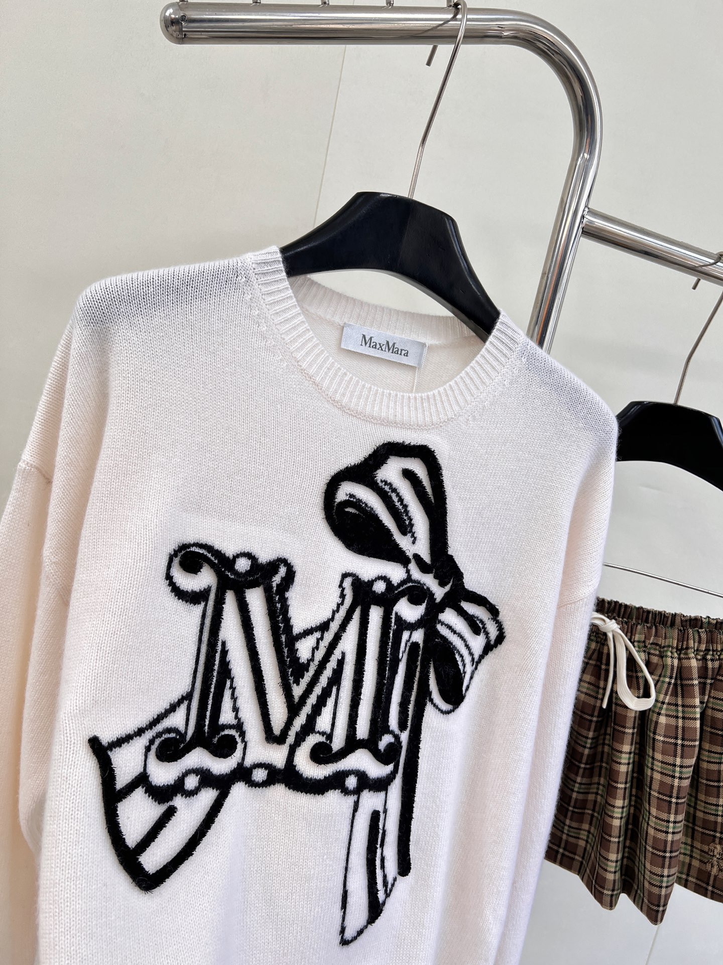 🆕MaxMara25Fw秋冬新款羊绒混纺提花针织毛衣丨⚠独家yb开发！高版出品！采用绵羊毛与羊绒黄金比例