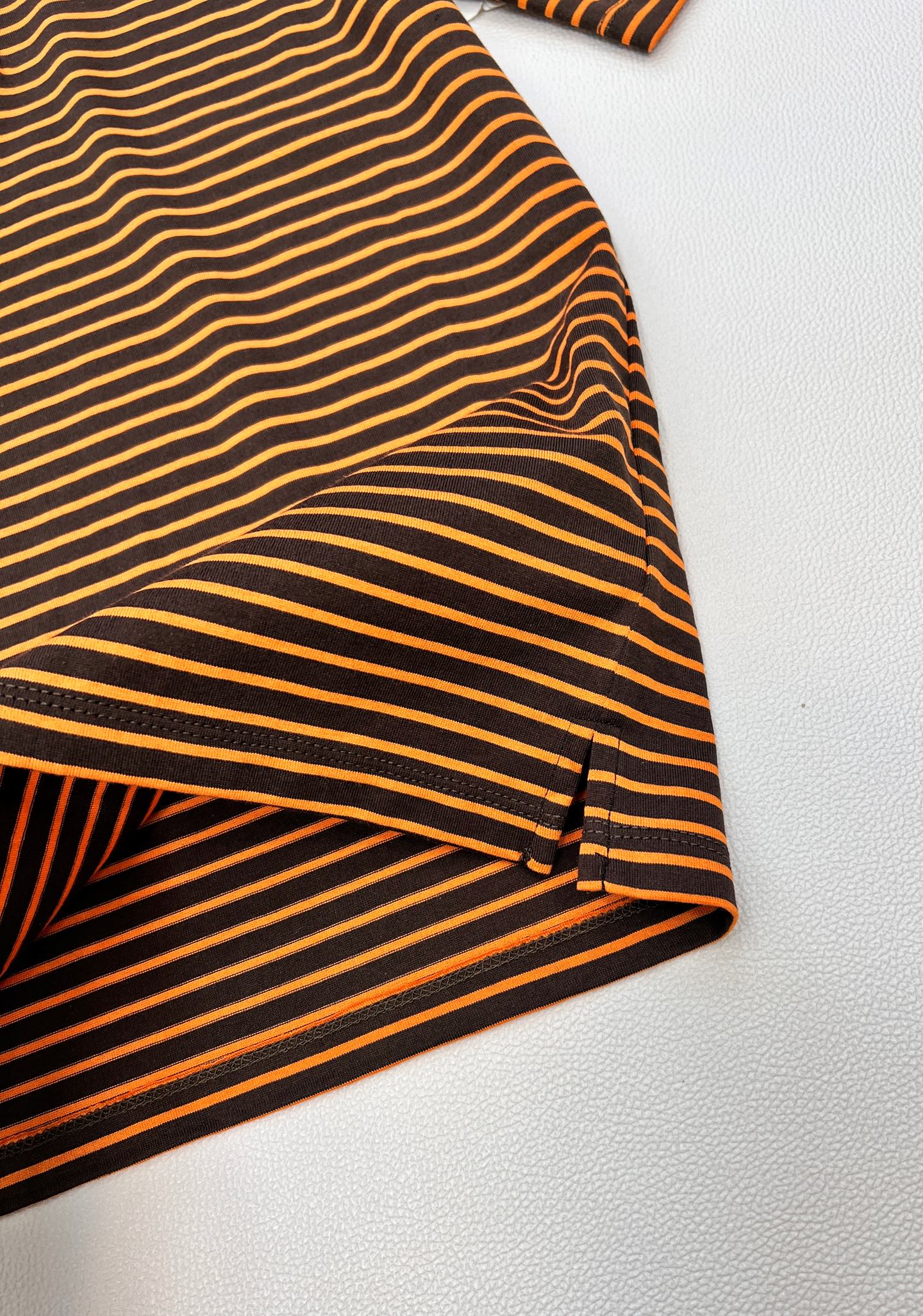 🆕MiuMiu25FW早秋新款 纯棉修身条纹Polo领短袖上衣丨⚠独家yb开发！高版出品！精选高支纯棉面