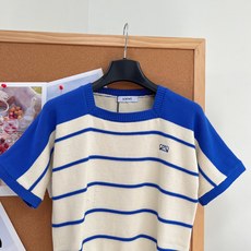 🆕Loewe罗意威26新款撞色方领条纹短款针织短袖,清爽多巴胺法式条纹|双配色温柔撞色条纹,方领+落肩短袖版型,自带松弛 🆕Loewe罗意威26新款撞色方领条纹短款针织短袖,清爽多巴胺法式条纹|双配色温柔撞色条纹,方领+落肩短袖版型,自带松弛
