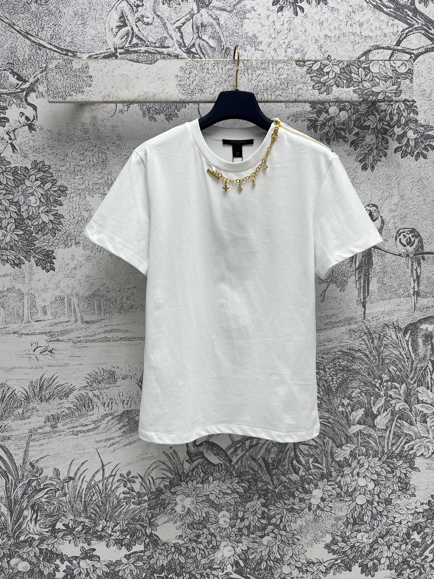 Louis Vuitton Kleding T-Shirt Lente/Zomercollectie Korte mouw