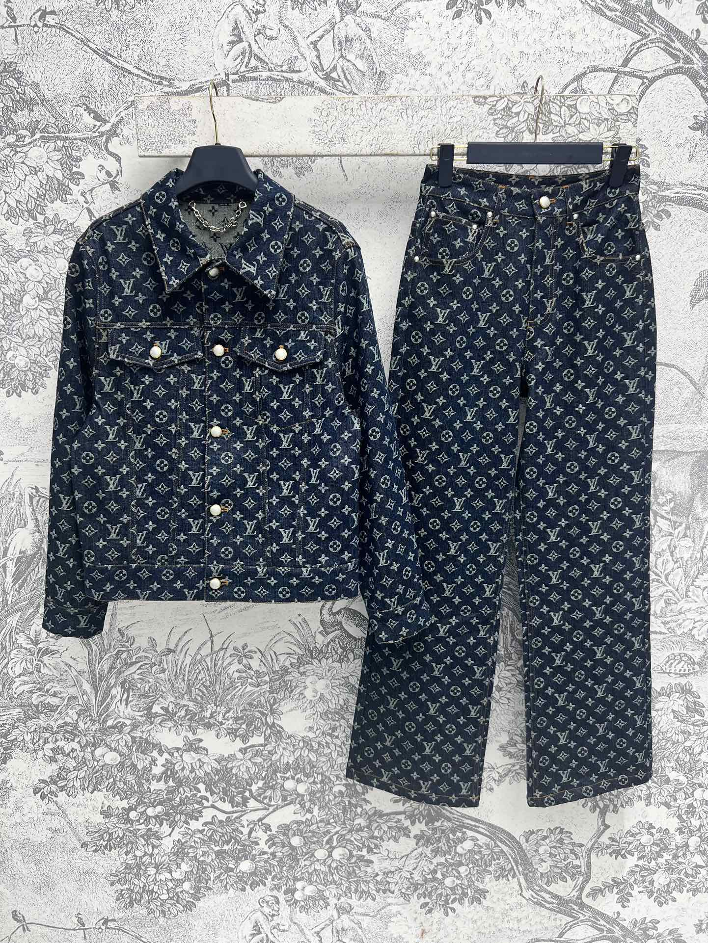 Louis Vuitton Clothing Coats & Jackets Designer Wholesale Replica
 Printing Denim Fall Collection Fashion