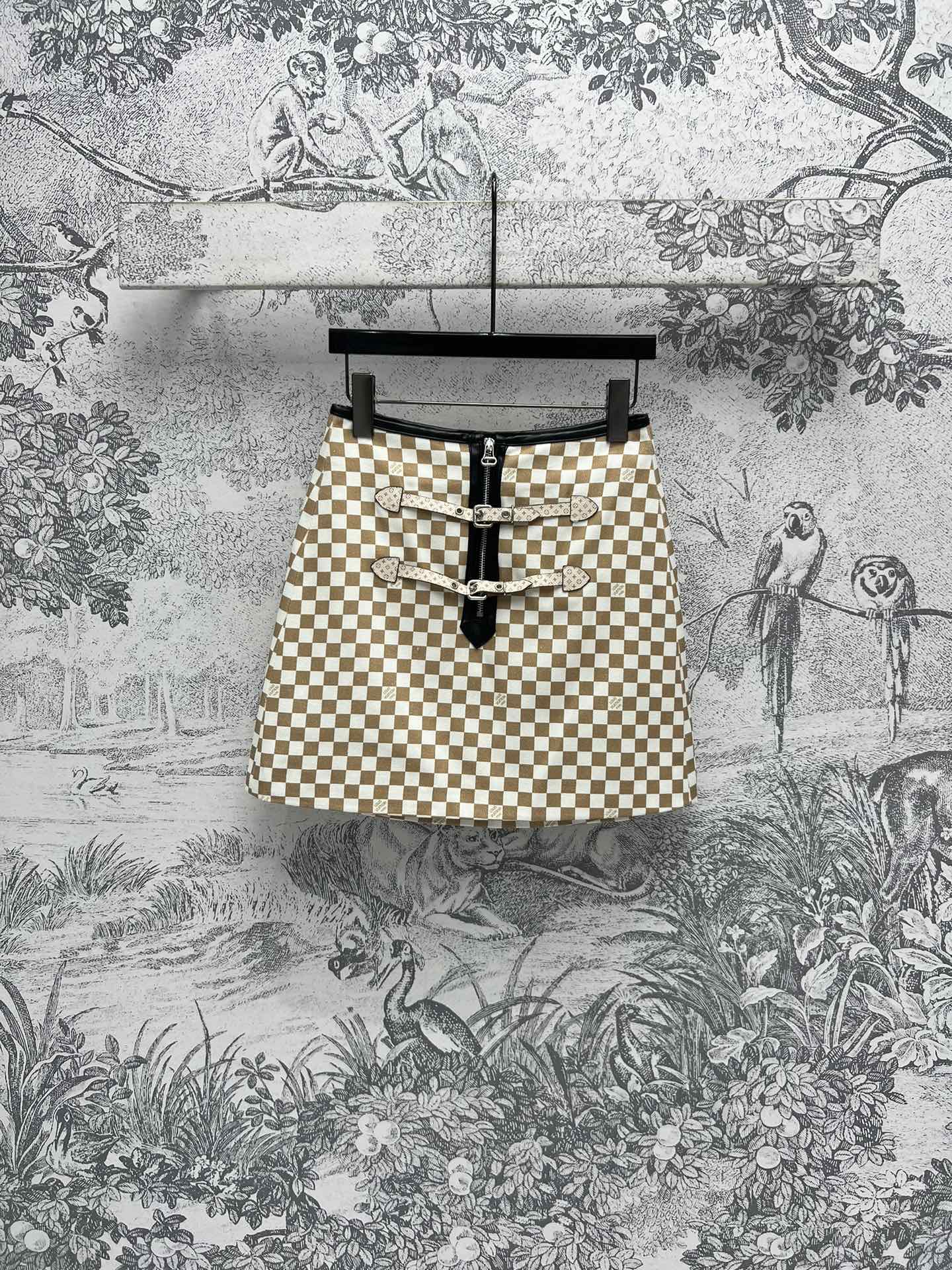 Louis Vuitton Imprimé Tissu de coton bleu Collection automne – hiver Vintage