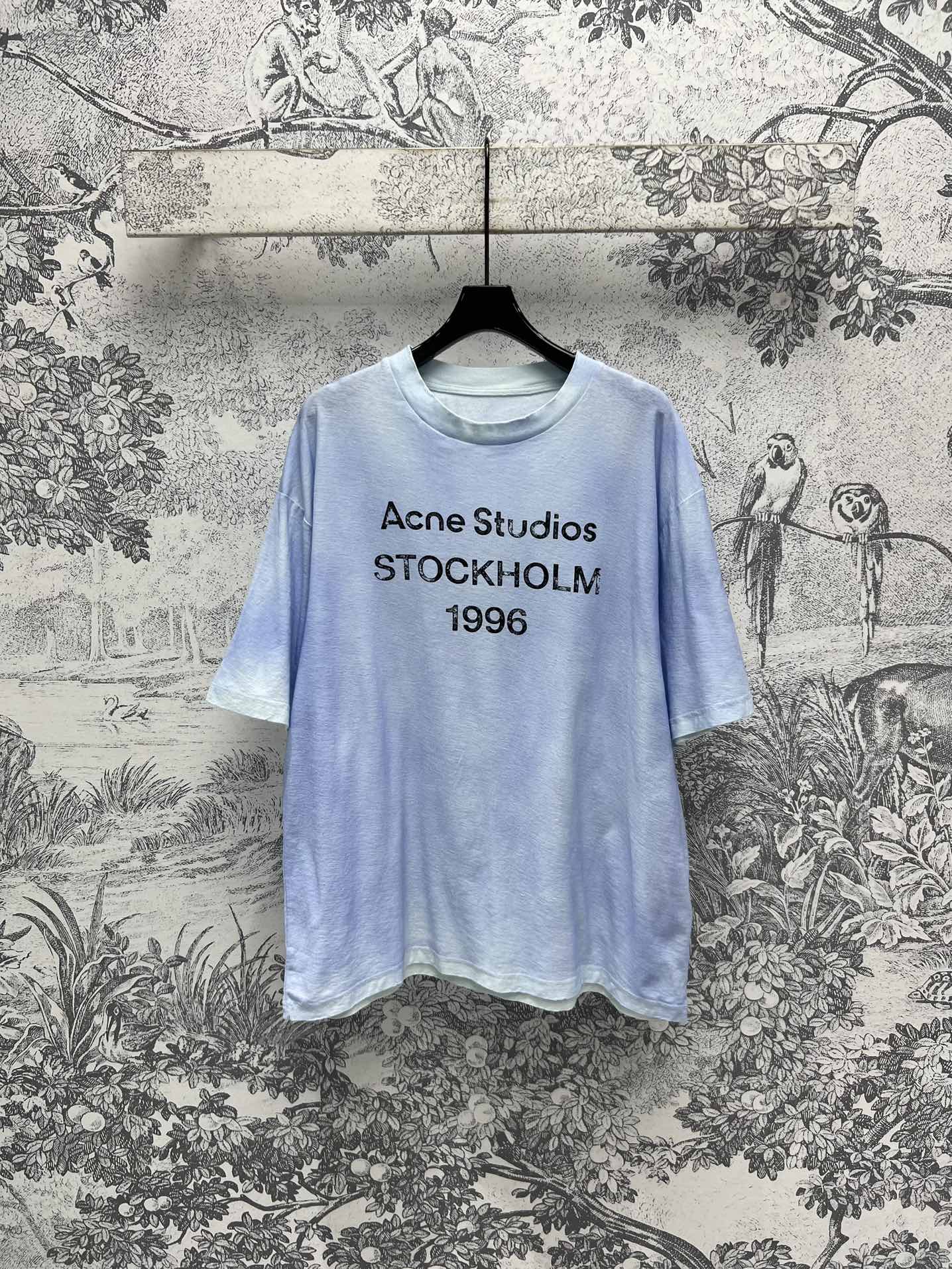 NO:297679,New early spring style, letter printed smudged short-sleeved T-shirt, smudged fabric is very difficult, the fabric is high-quality, loose style, durable and difficult to deform, the upper body is very versatile and fashionable style, one color, three codes, SML, T-shirt,tees, t-shirt,alexander wang19860909早春新款 字母印花晕染短袖T恤 晕染色面料非常高难度 面料质感高级 宽松的版型 耐穿不易变形 上身非常 百搭又时尚的款式 一色三码 SML,,T-shirt,tees，t-shirt,alexander wang,Women's clothing