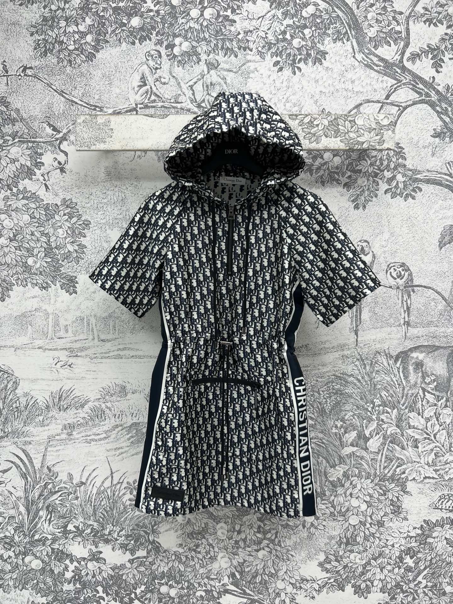 NO:325451,D Home 25 Early Spring New Style, Pretty Blooming Short-sleeved D-shaped Jacquard, Simple and High-end, Classic D-shaped Jacquard highlights the brand's charm, Hooded Short-sleeved Design, Drawstring waist and slimming, Upper body looks slim and fashionable, A very practical model for daily wear, One color three-code SML,,dior, skirts, T-shirt,hats,alexander wang19860909D家 25早春新款 老花织带了嘛短袖连衣裙 简约又有高级感 经典的D字提花彰显品牌魅力 连帽短袖设计 抽绳收腰显瘦 上身显瘦又时髦 日常很实穿的一款 一色三码 SML,,dior,skirts,T-shirt,hats,alexander wang,Women's clothing