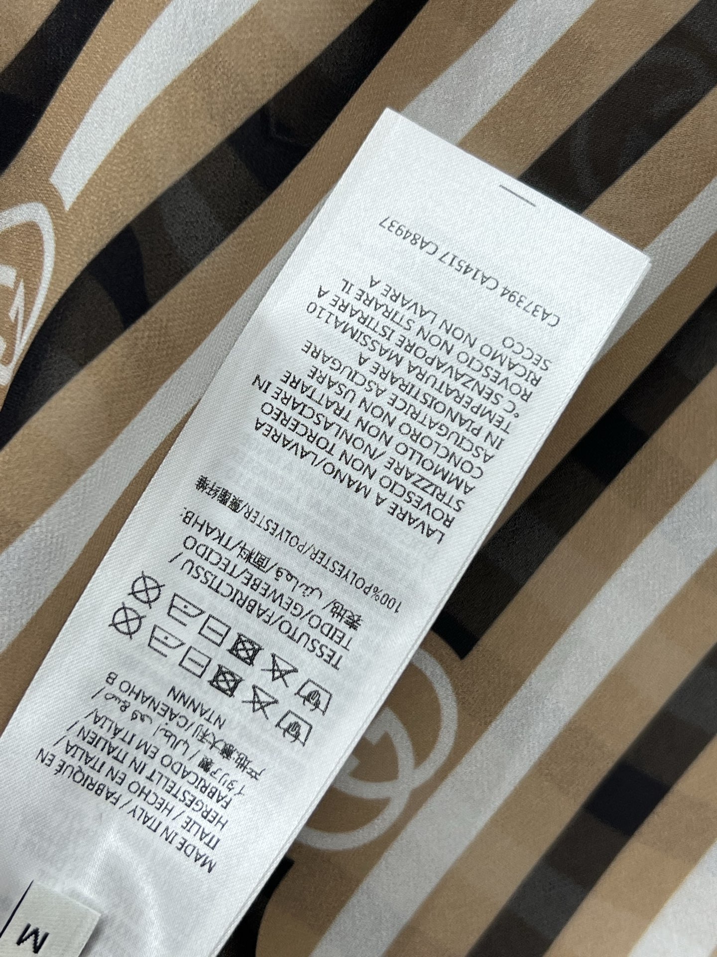 G家 25夏季新款 撞色条纹logo印花休闲套装 翻领长袖衬衫+高腰短裤 一套上身绝绝子 定制撞色条纹双