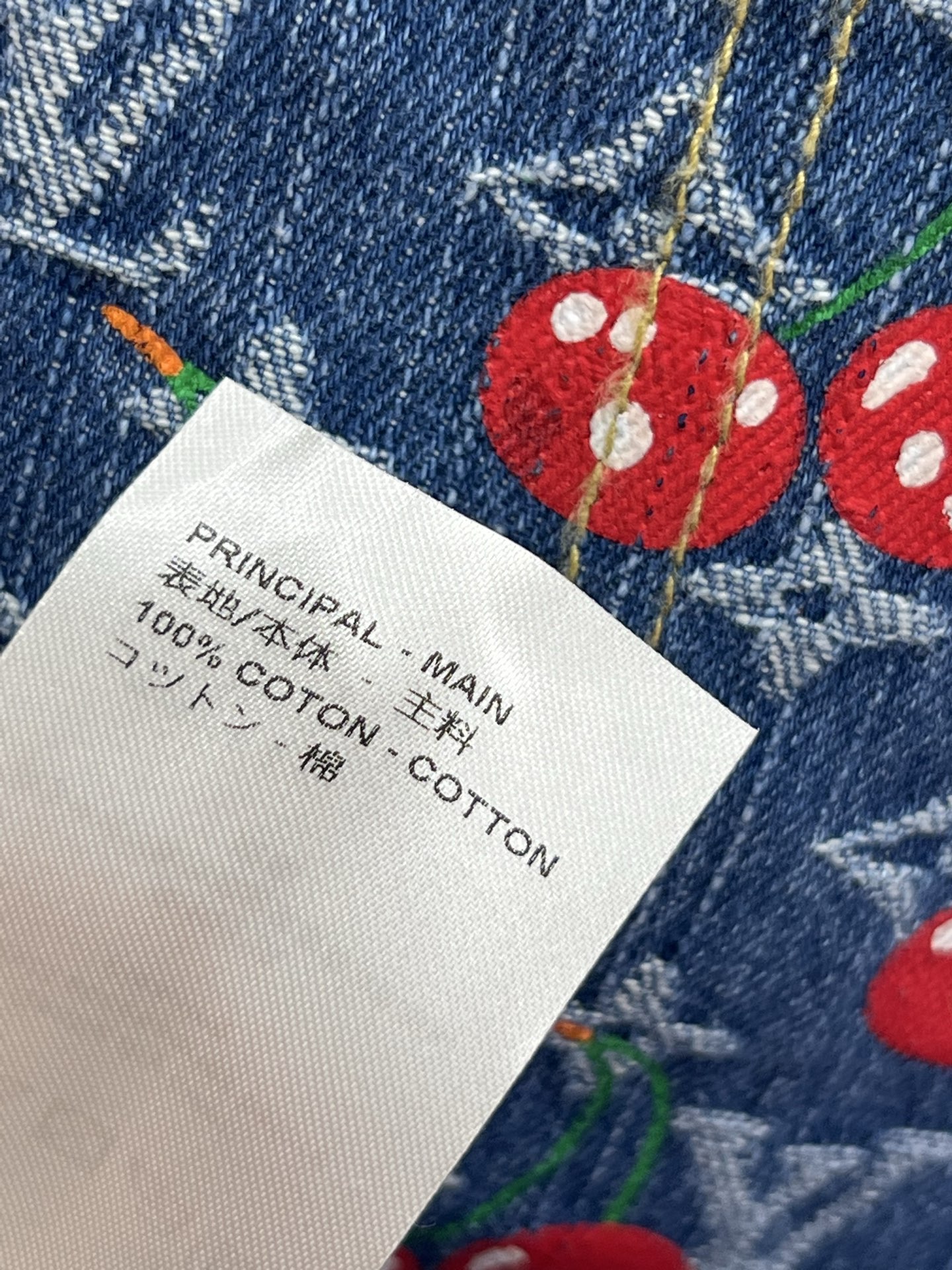L家 25夏季新款 樱桃🍒老花牛仔系列 翻领夹克外套+背心连体裙+圆领马甲外套+双排扣短裙+短裤+阔腿长