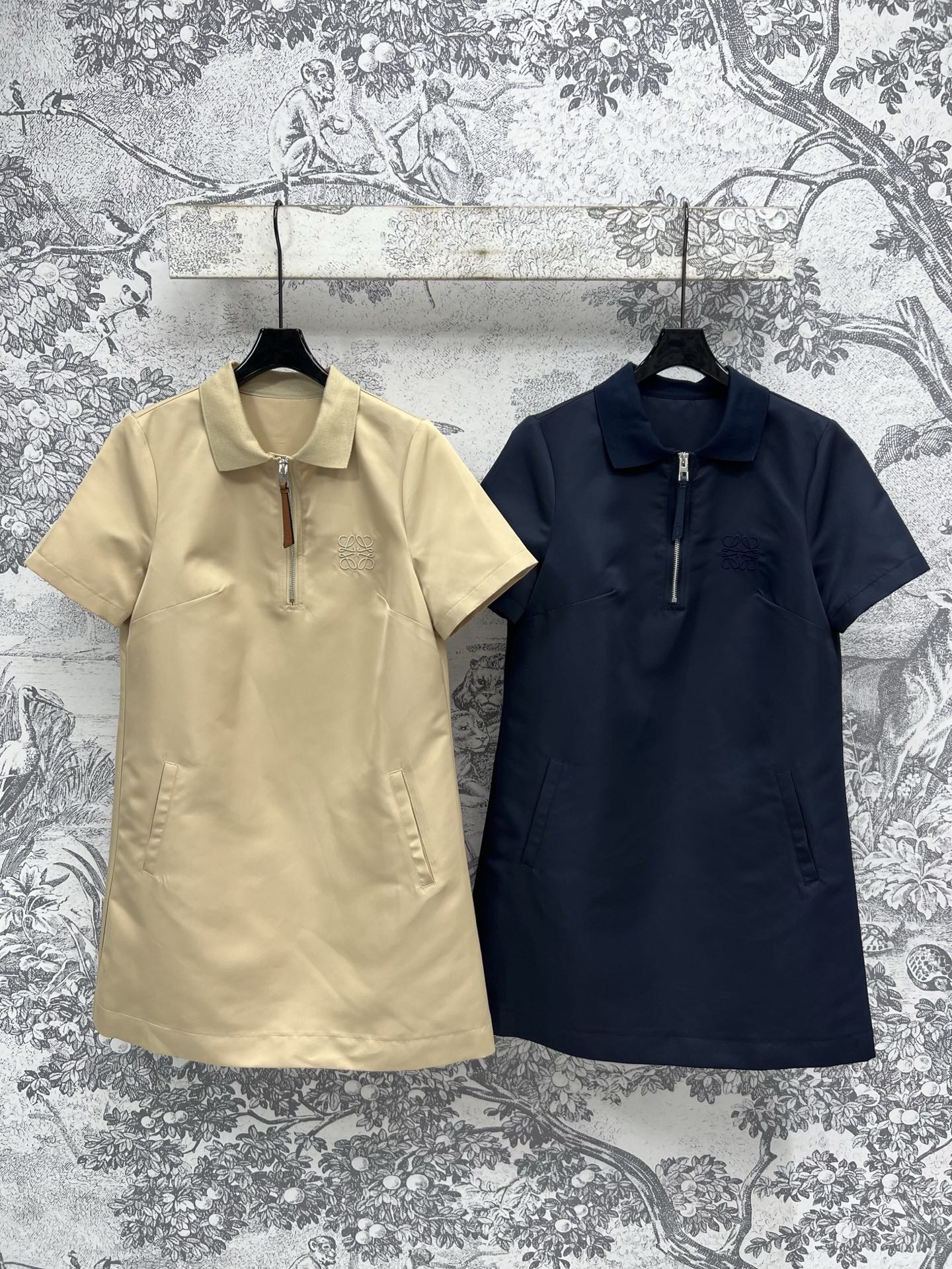 LW家 25夏季新款 Polo领短袖连衣裙 采用经典POLO领 兼顾休闲与通勤的调性  一整个元气学院少