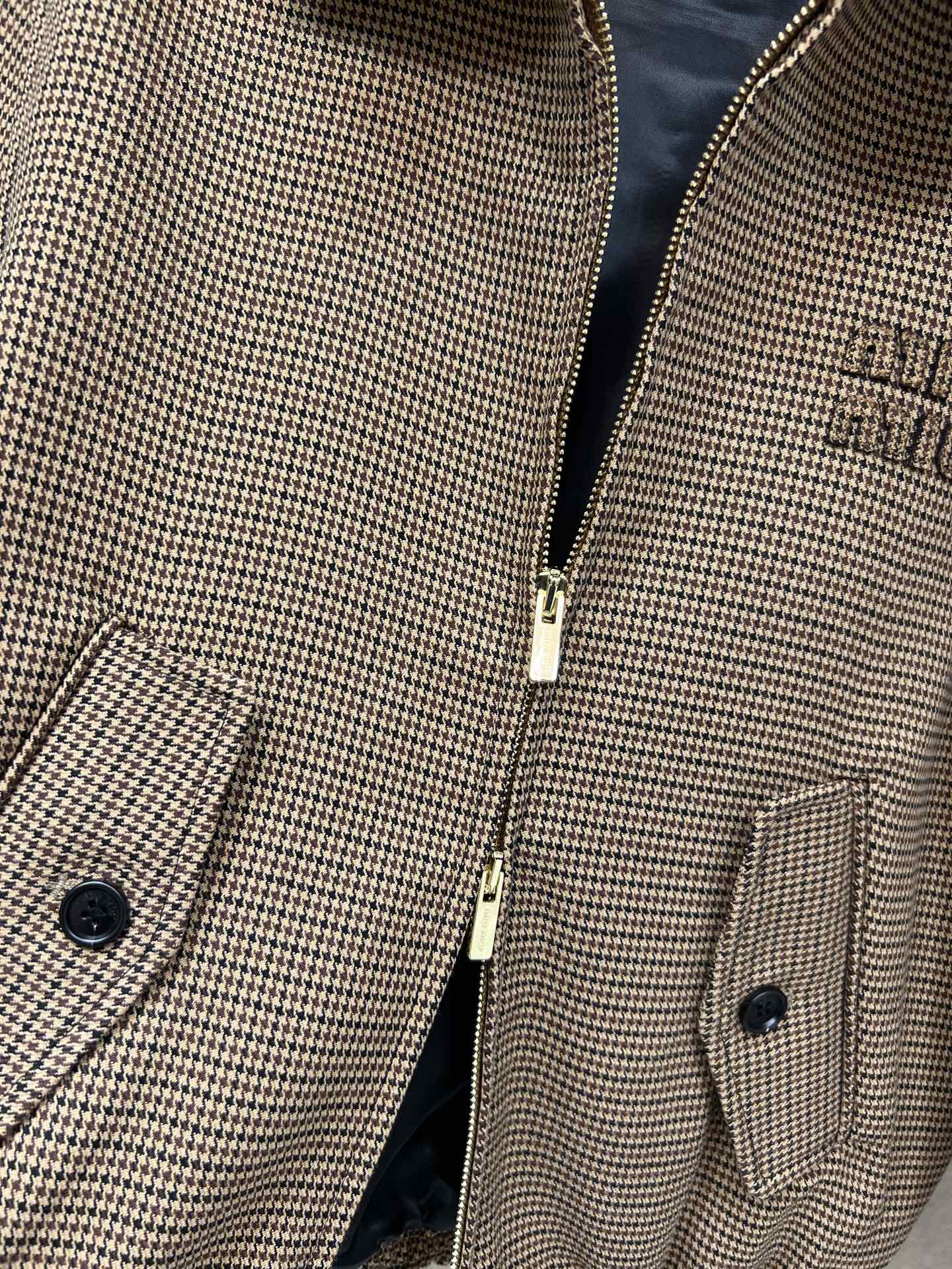 MIU家 25秋冬新款 格纹夹克套装 复古格纹+灯芯绒衣领 撞色设计超有质感！夹克宽松oversize 