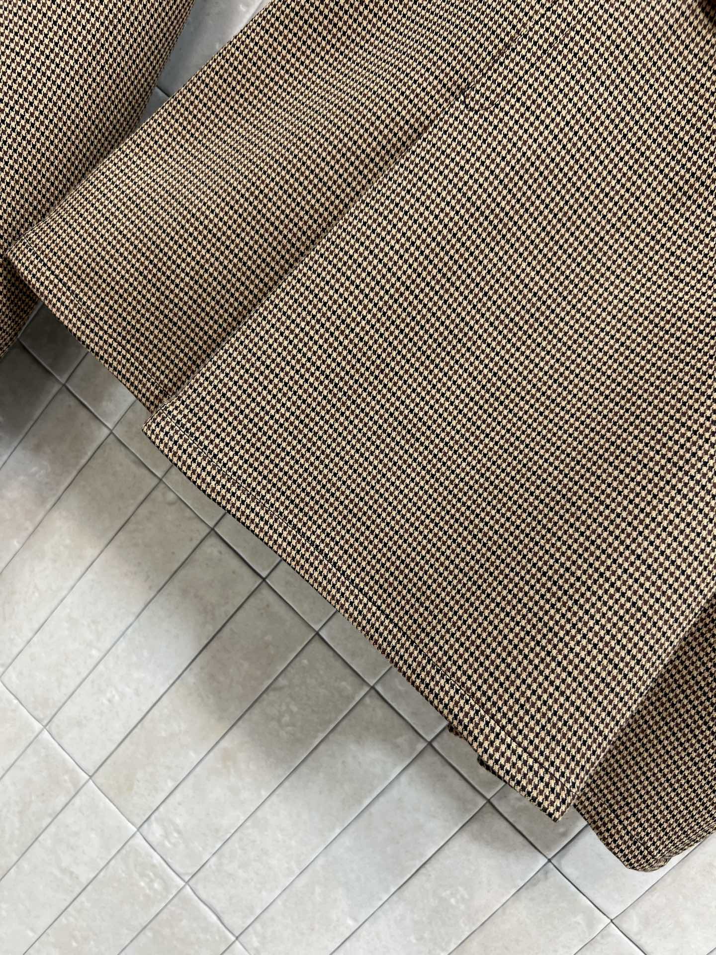 MIU家 25秋冬新款 格纹夹克套装 复古格纹+灯芯绒衣领 撞色设计超有质感！夹克宽松oversize 