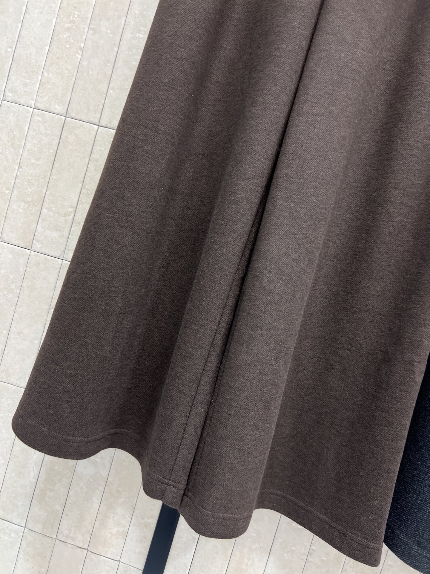 D家 25秋冬新款 高腰毛呢阔腿裤 采用厚实面料 秋冬穿超保暖！高腰+同色腰带设计 修饰腰线 提升比例产