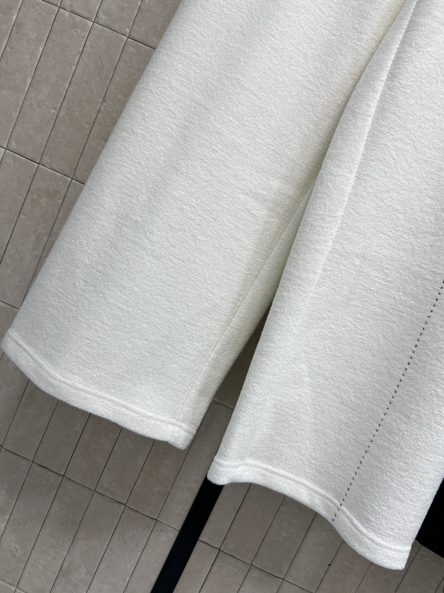 MIU家 25秋冬新款 高腰毛呢阔腿裤 宽松直筒设计+松紧抽绳腰头 舒适又显腿长 随便搭卫衣or运动鞋都