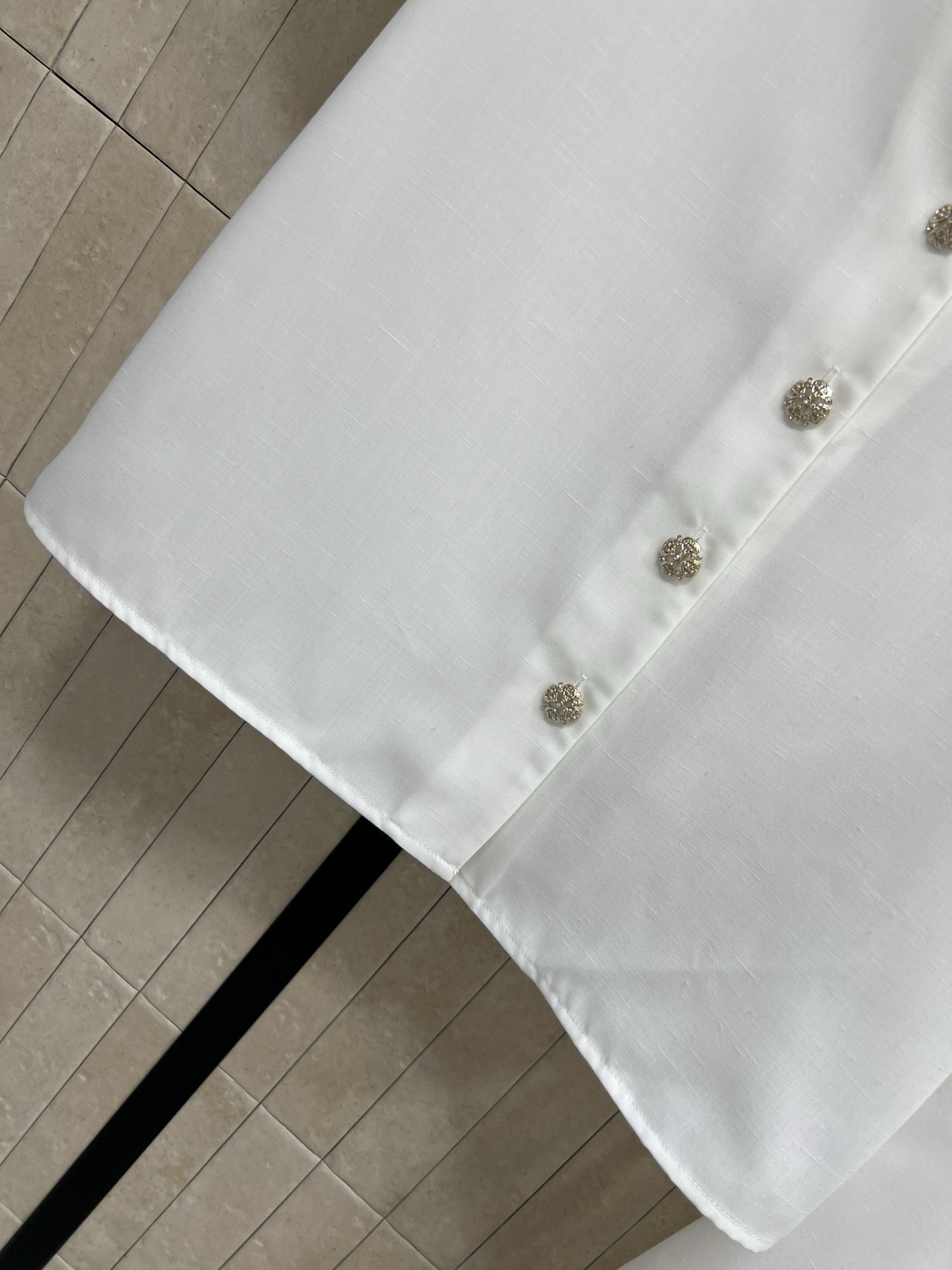 小香家 26春夏新款 亚麻套装 娃娃领短袖衬衫+高腰A字阔腿裤 亚麻材质 垂坠感和透气性都很棒 春夏穿超