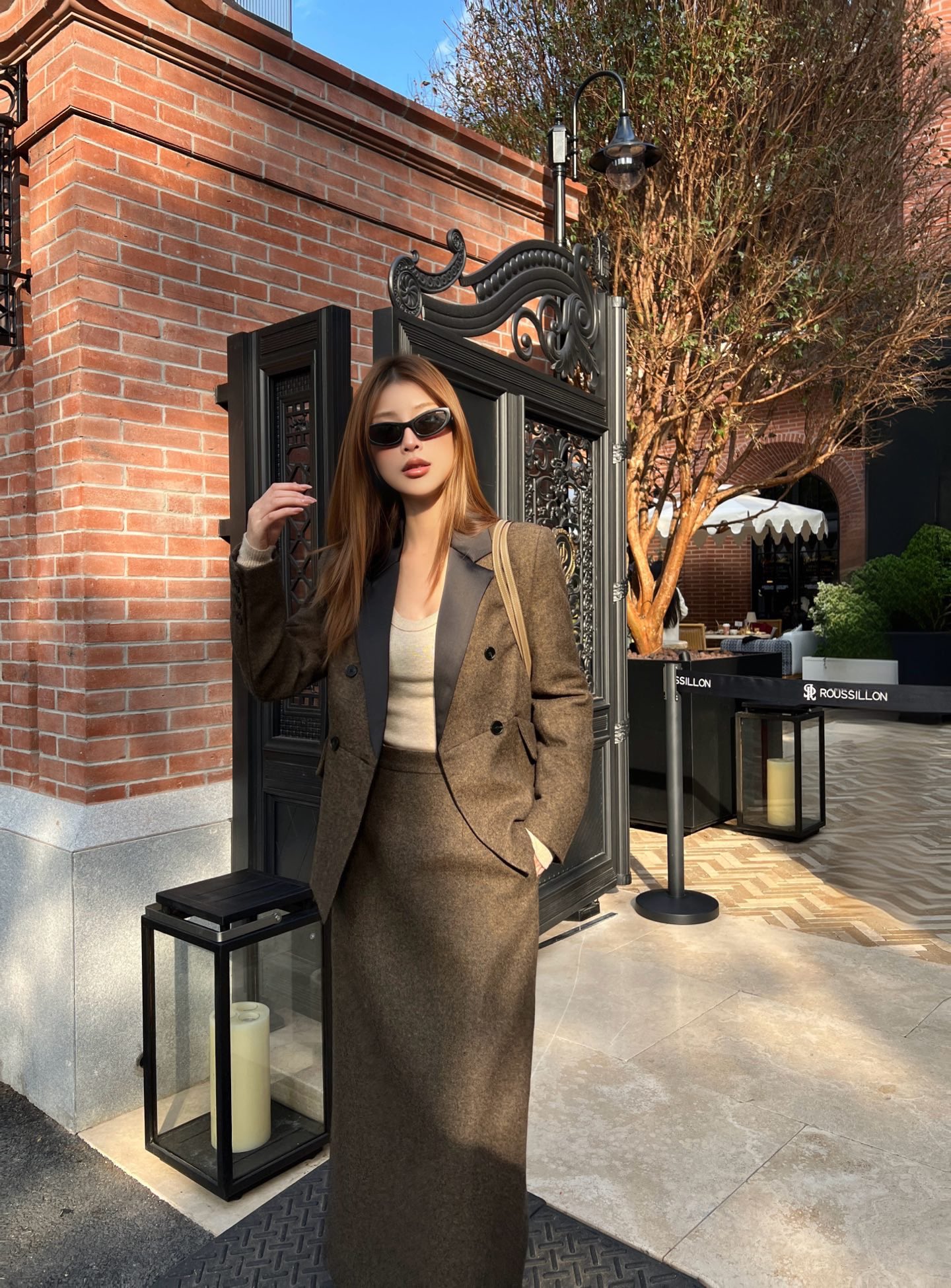 NO:684801,Jackets and skirts upper body pictures,,skirts,jackets & coats,19860909外套半身裙上身图,,skirts,jackets & coats,,Women's clothing