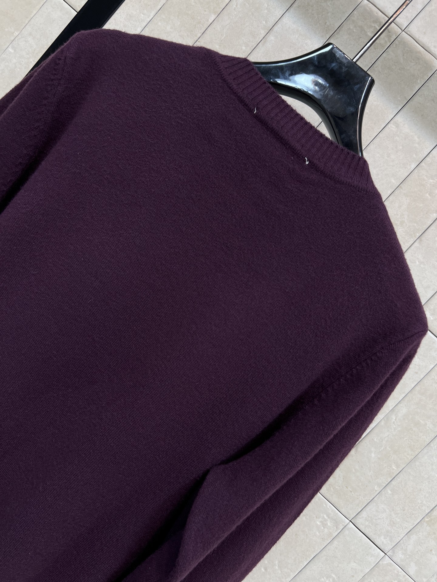 MIU家 26早春新款 羊毛针织logo打底衫 柔软针织面料 舒适又保暖 秋冬穿超合适！ 胸前白色log