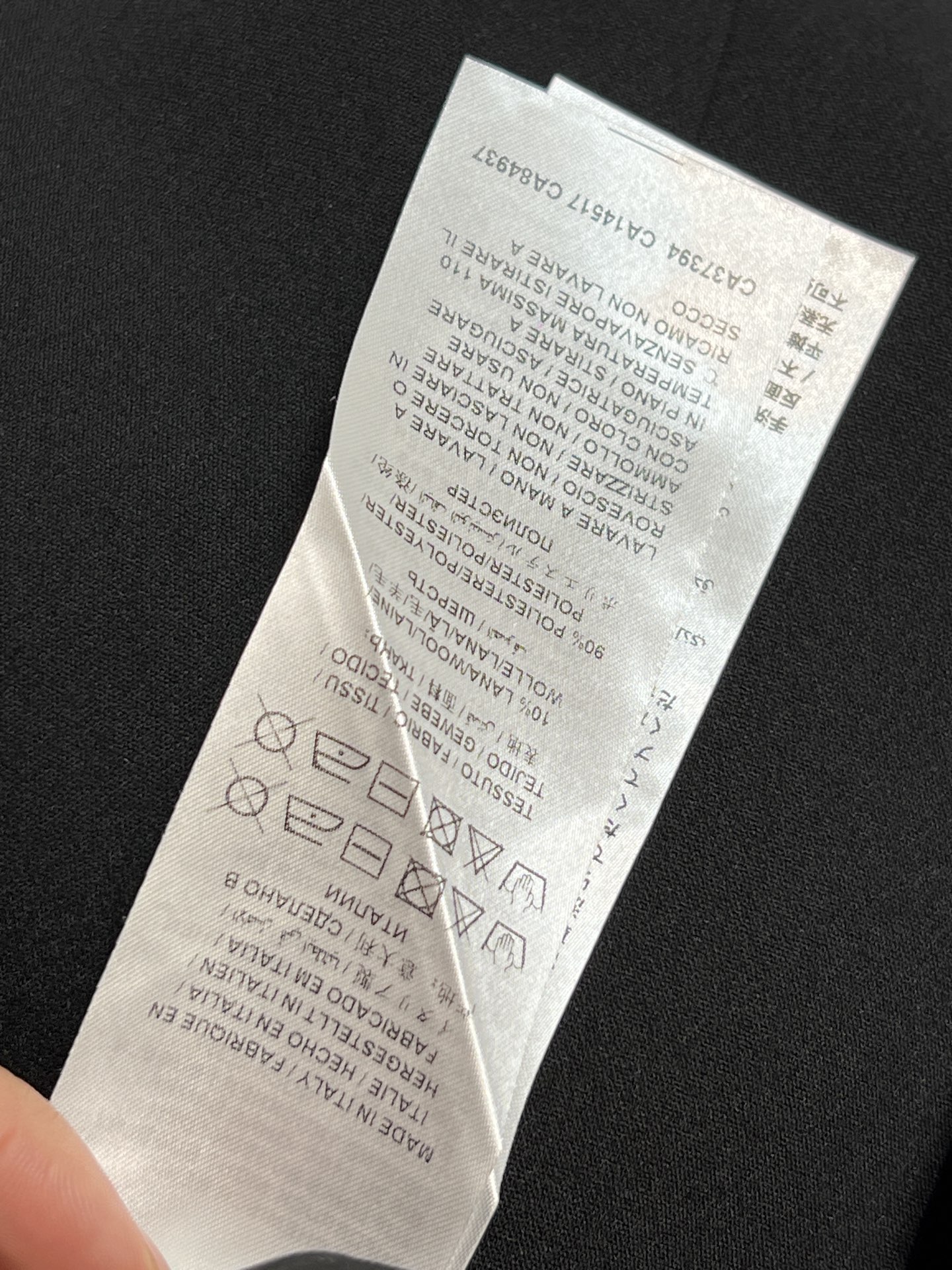 G家 26早春新款 黑色羊毛西装长裤 高腰直筒设计 金属双G纽扣装饰 超有辨识度！面料垂坠感满分 修身显