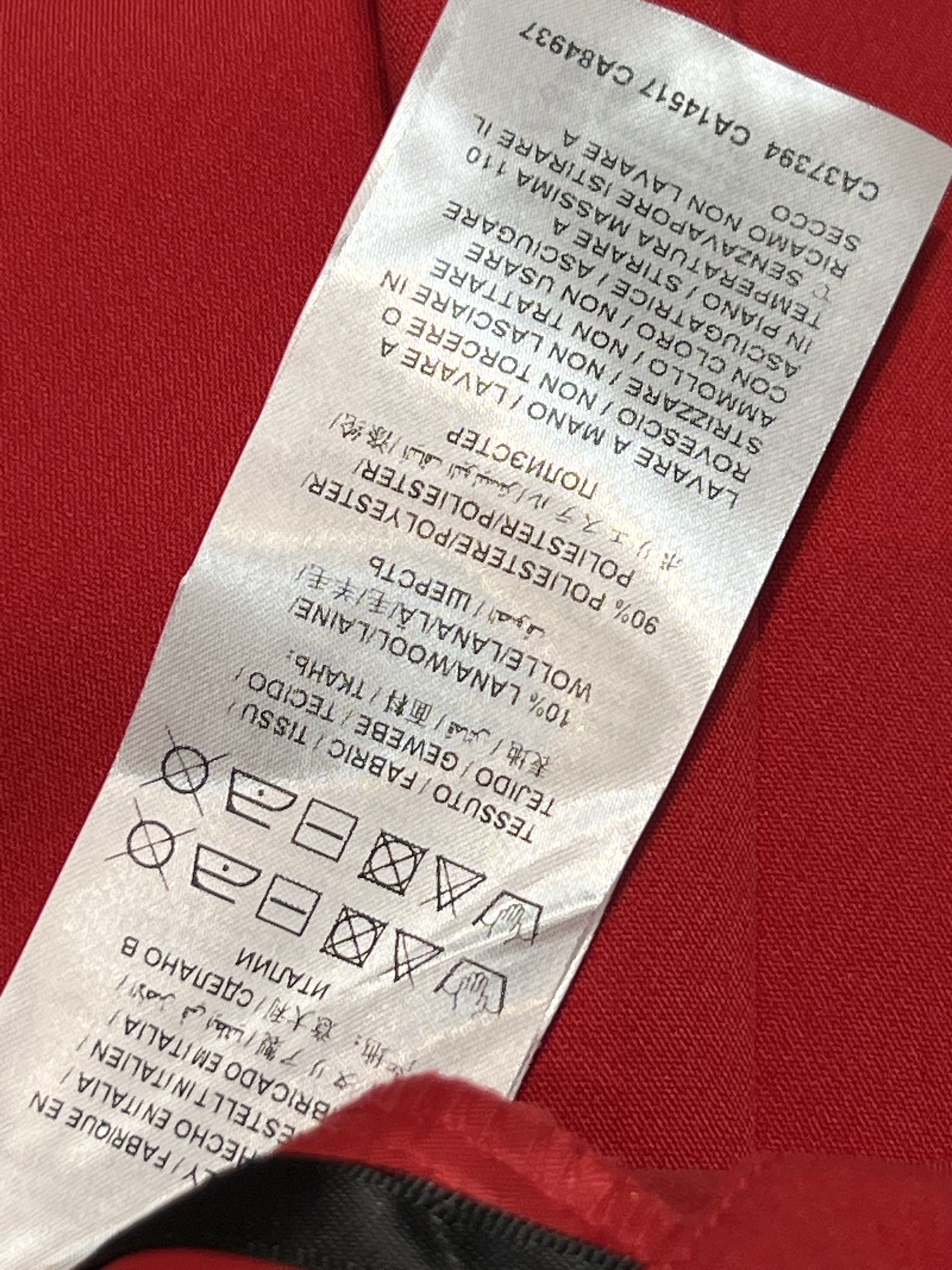 G家 26早春新款 红色羊毛西装长裤 高腰直筒设计 金属双G纽扣装饰 超有辨识度！面料垂坠感满分 修身显