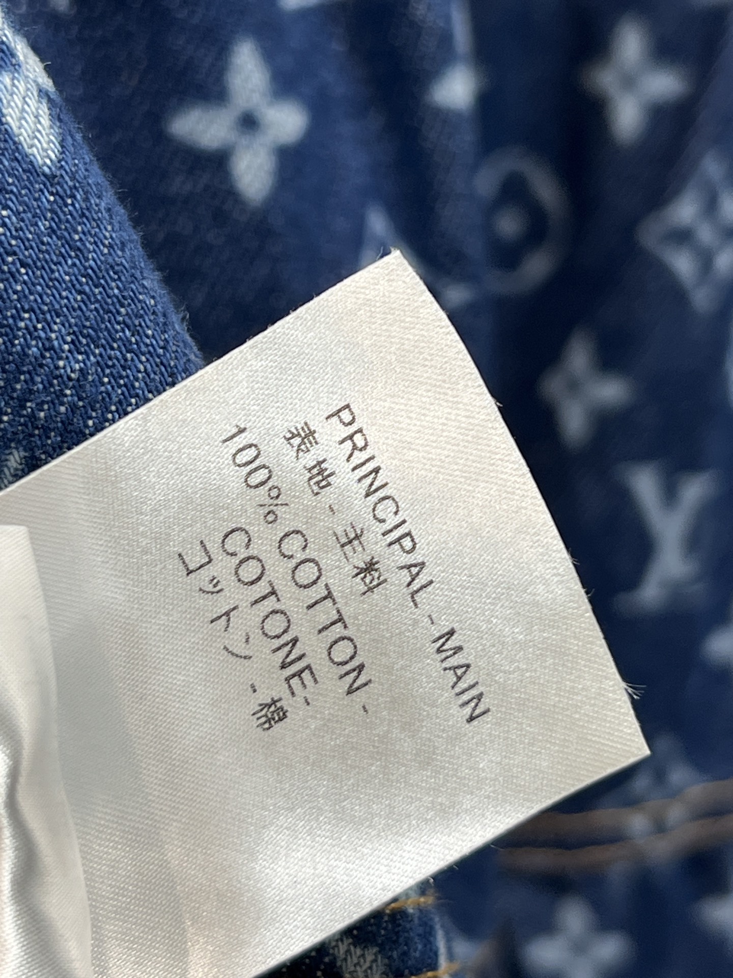 L家 26春夏新款 老花丹宁牛仔半身裙 经典Monogram图案 深蓝牛仔提花面料 复古又时髦！多层荷叶