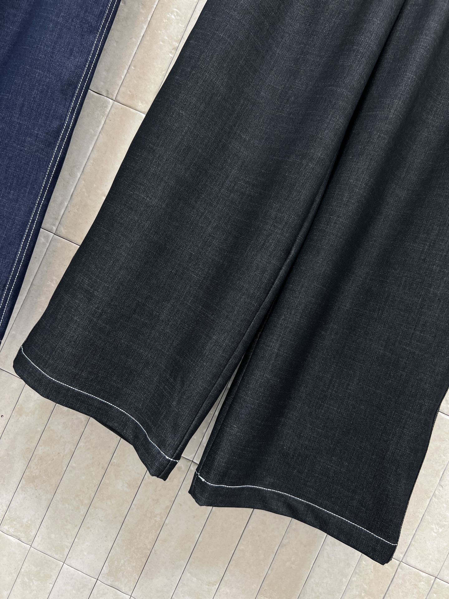 D家 26春夏新款 老花提花口袋阔腿裤 舒适又方便调节 适合多种身材 后面老花刺绣口袋 超有辨识度 +绿