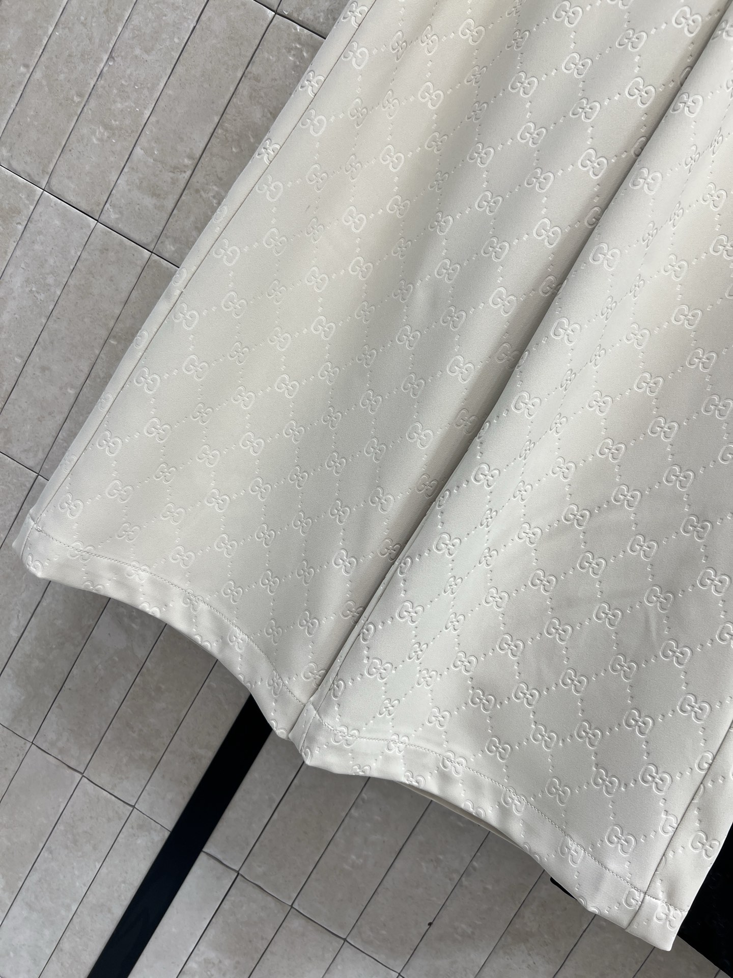 G家 26春夏新款 GG提花阔腿裤 采用精致提花工艺 低调花纹超有质感！高腰松紧设计 舒适又显腿长 宽松