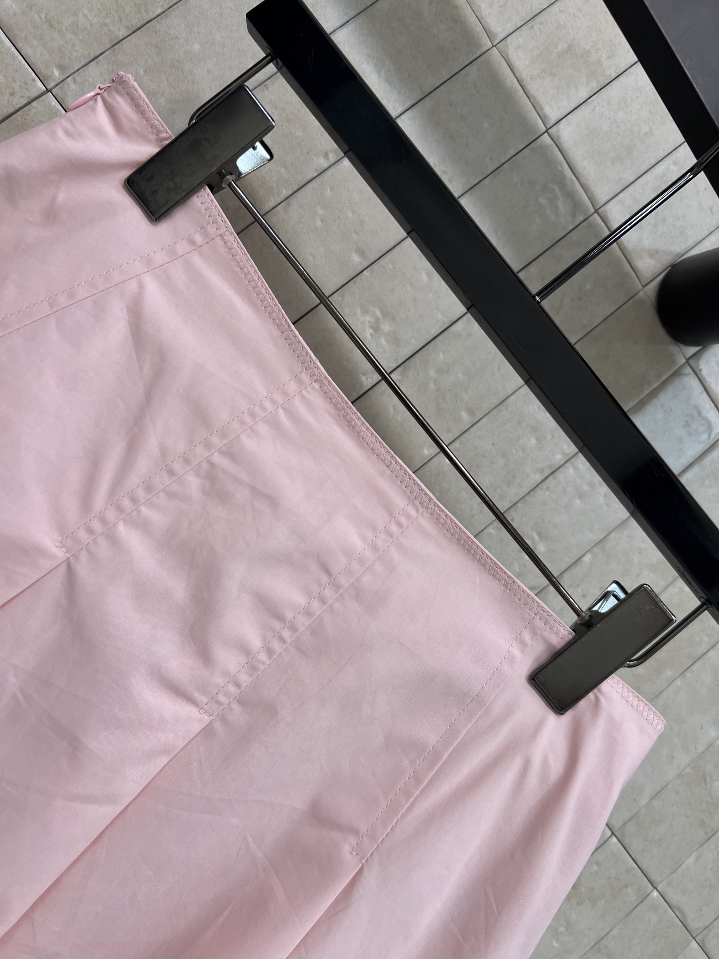 MIU家 26春夏新款 木耳边衬衫套装 翻领短袖上衣+高腰A字短裙 棉感面料 春夏清爽透气 简约排扣设计