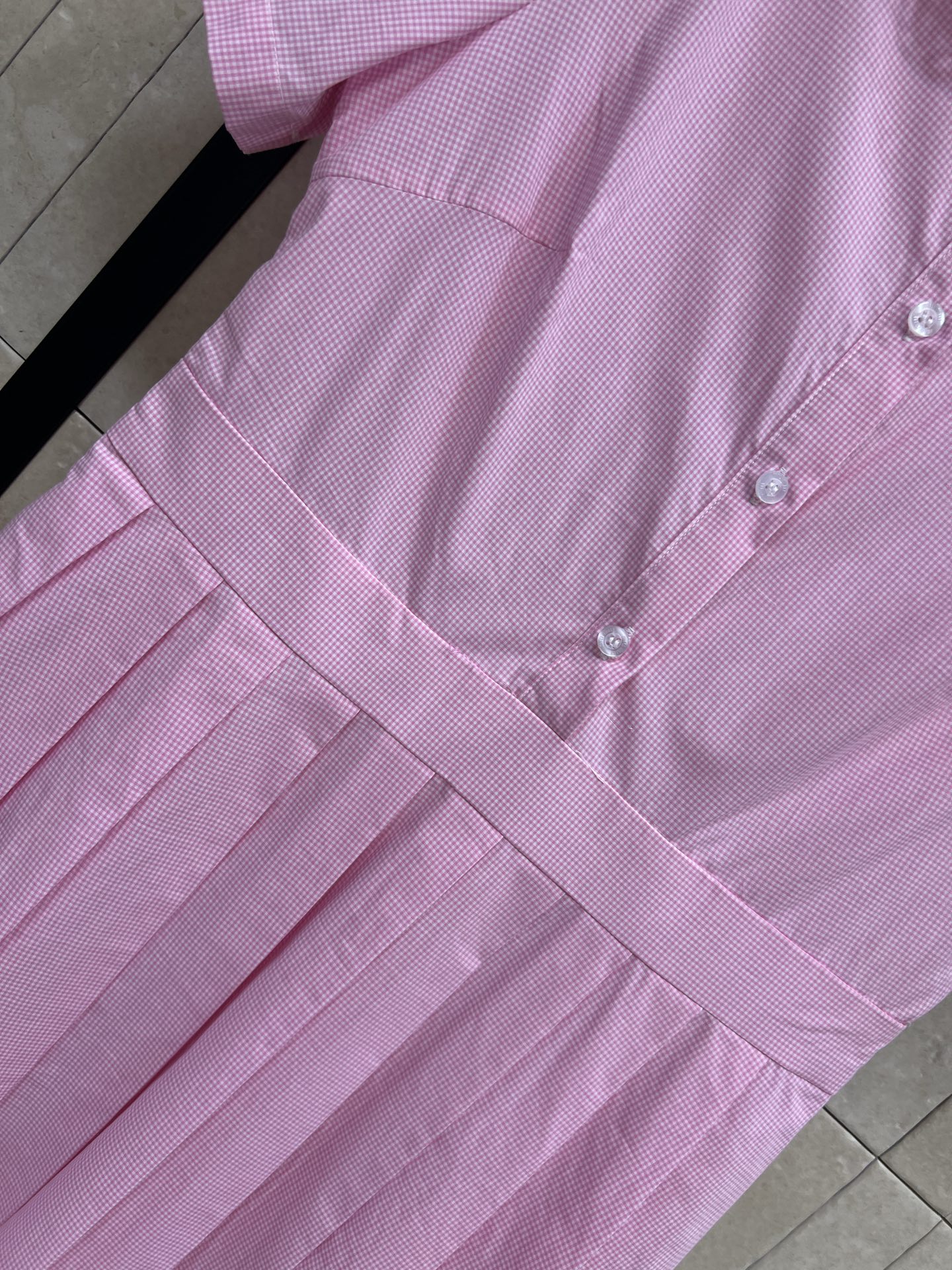 MIU家 26春夏新款 娃娃领短袖连衣裙 轻薄棉质面料 春夏穿超舒服 白色娃娃领蕾丝边 甜美复古风满分 