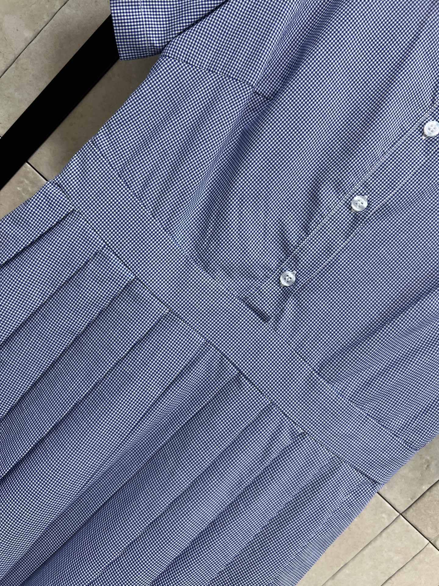 MIU家 26春夏新款 娃娃领短袖连衣裙 轻薄棉质面料 春夏穿超舒服 白色娃娃领蕾丝边 甜美复古风满分 