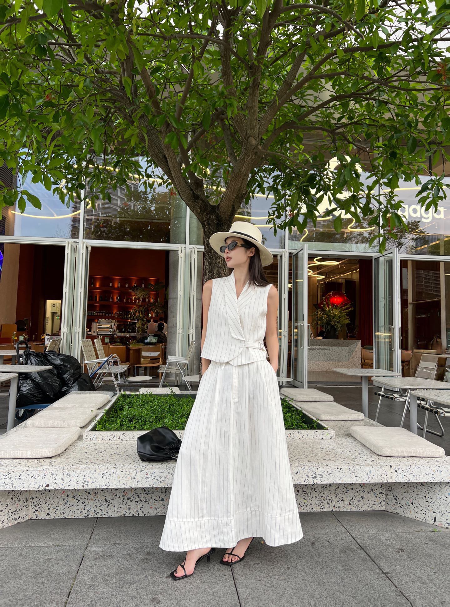 NO:805673,Vest and skirt upper body pictures,,skirts,19860909马甲半身裙上身图,,skirts,,Women's clothing