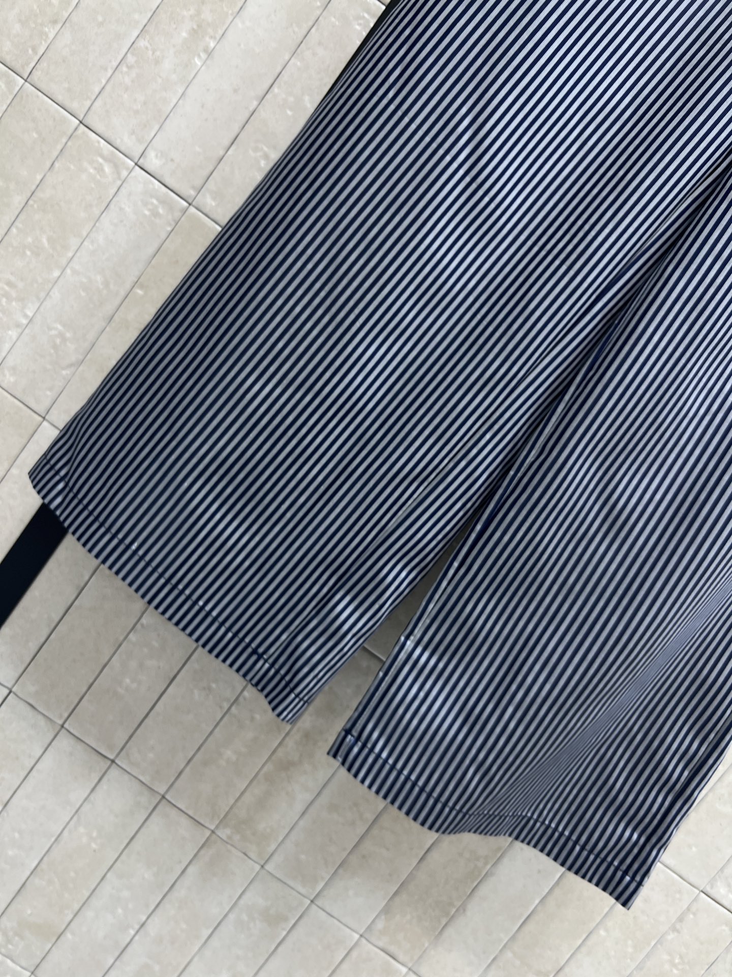 AW家 26春夏新款 竖条纹阔腿裤 松紧腰+抽绳 适合多种身材 竖条纹显瘦又拉长腿部线条 搭配厚底鞋或凉