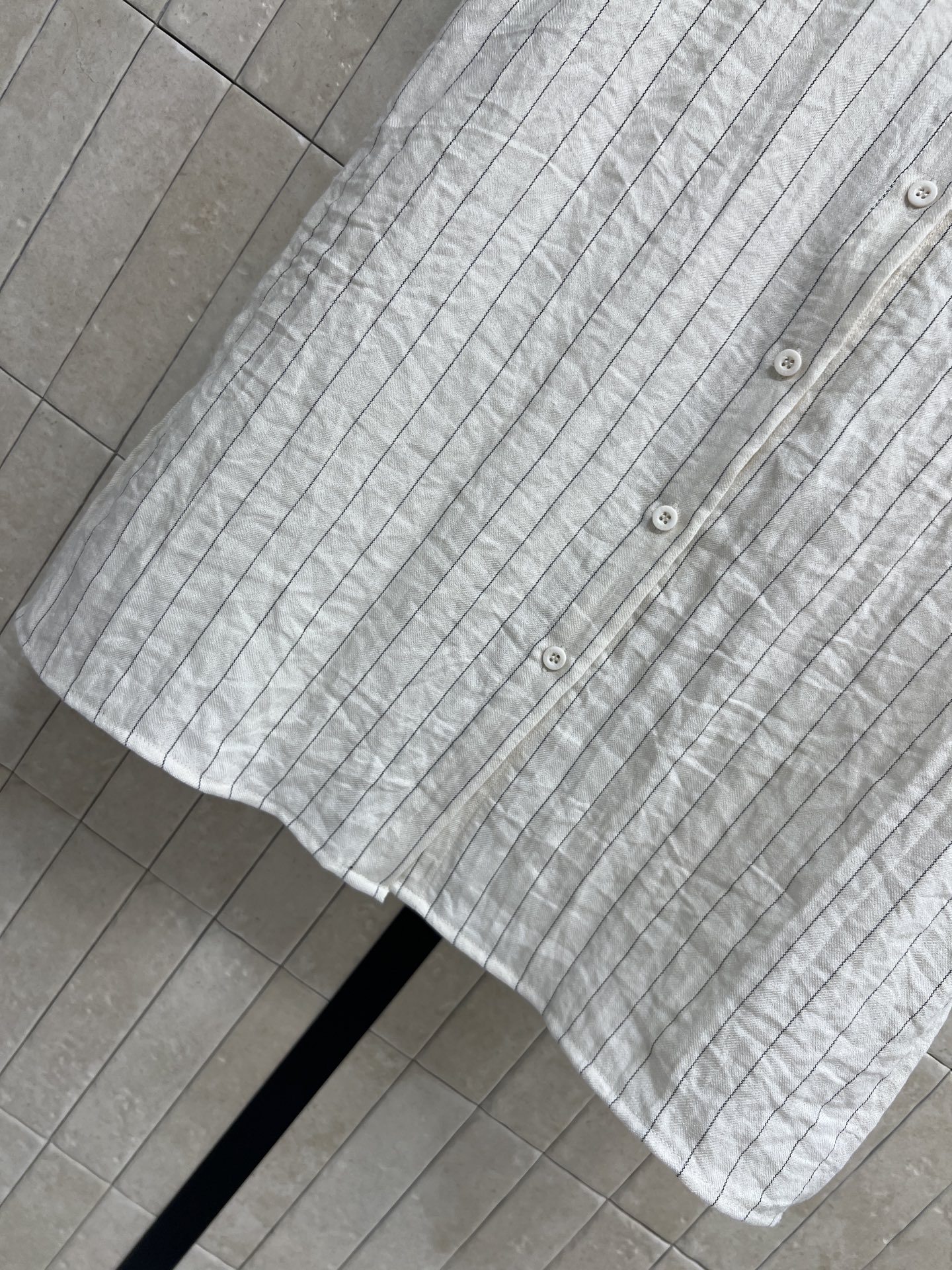 C家 26夏季新款 条纹无袖衬衫套装​​ 无袖衬衫+松紧腰短裤 胸口双C刺绣超有辨识度 无袖设计清爽 短